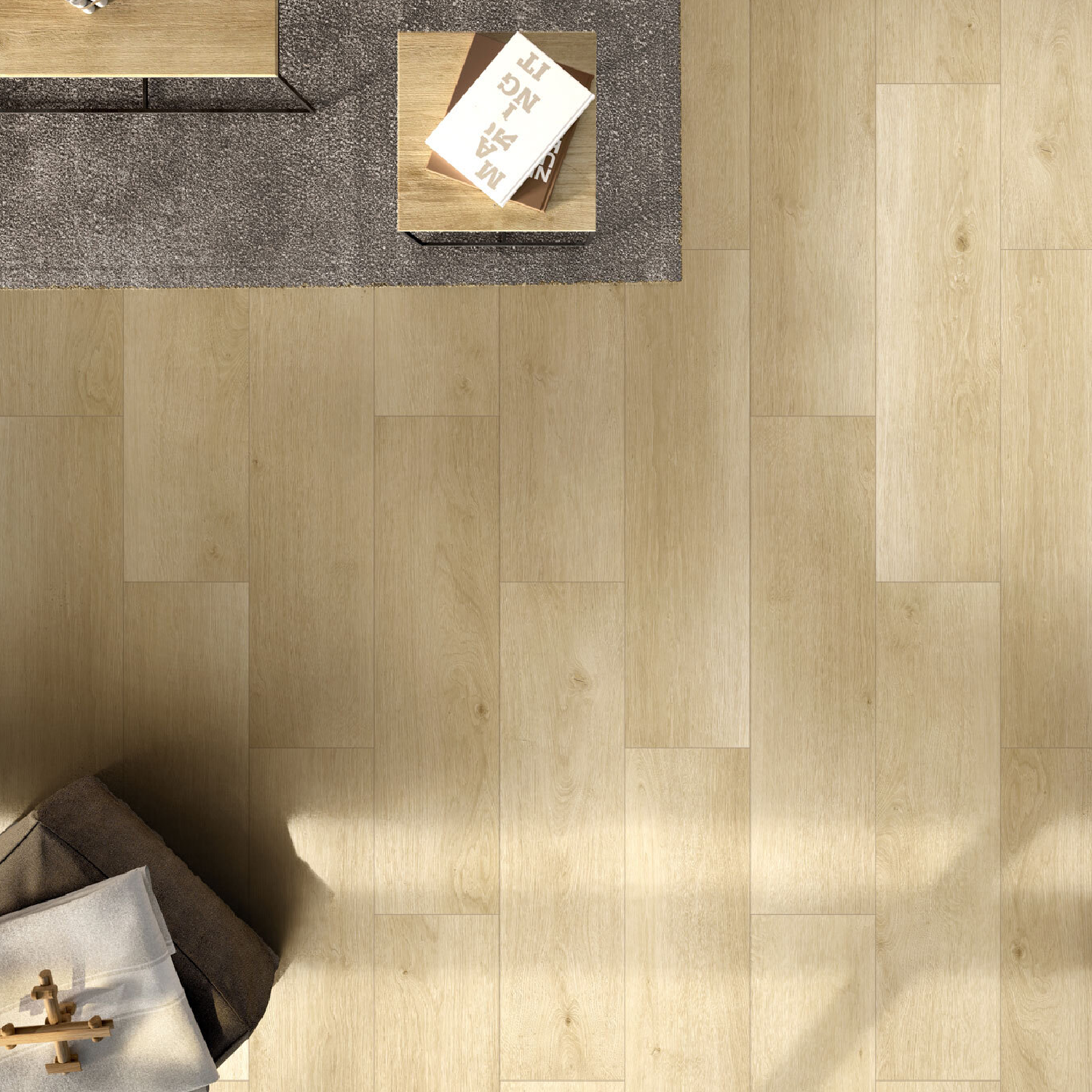 Изображение товара Глазурованный керамогранит Global Tile Amadora_GT 19.8x80 см 1.584 м² матовый цвет бежевый