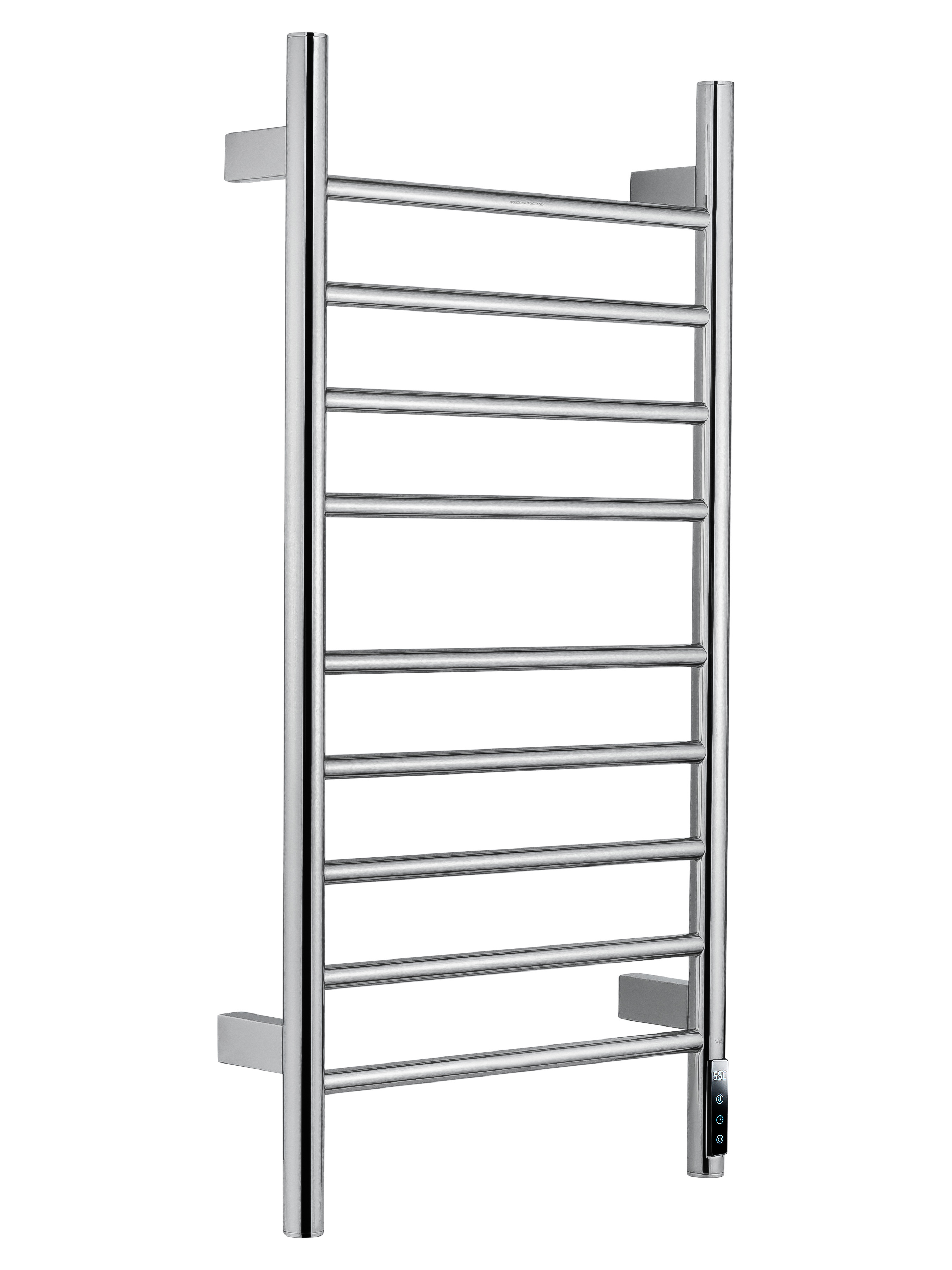 Изображение товара Электрический полотенцесушитель Wonzon & Woghand Bonn 900 мм хром с цифровым терморегулятором