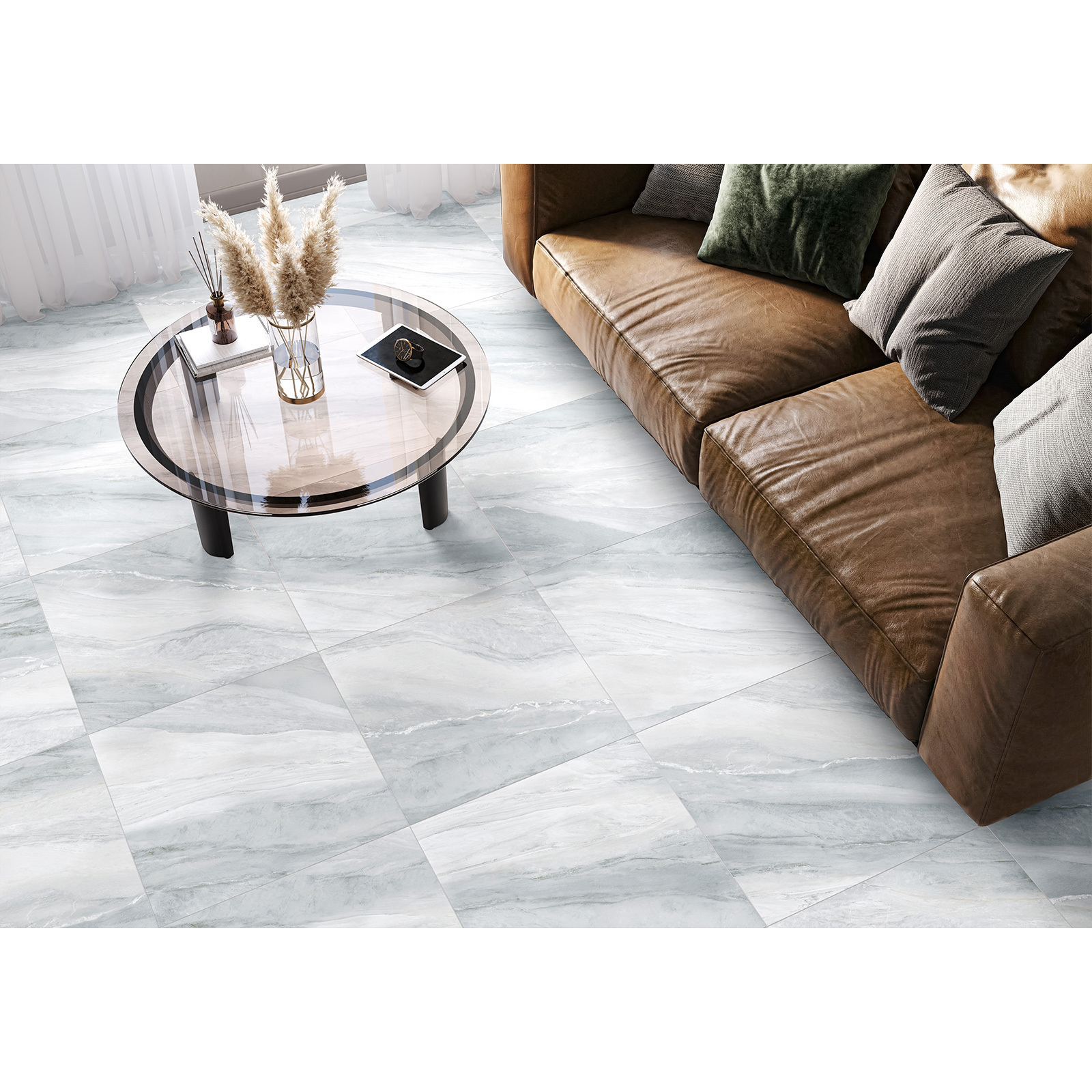 Изображение товара Керамогранит Alma Ceramica Baltic 60x60 Глазурованный Мрамор Матовый