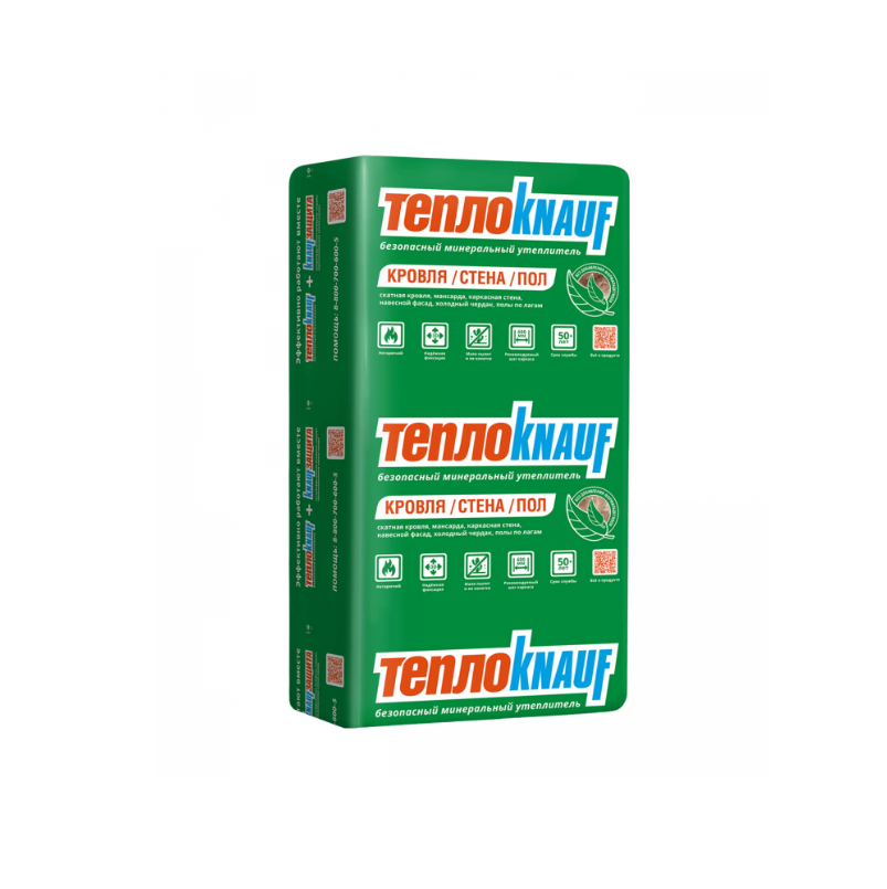 Изображение товара Минеральная вата 50мм Knauf Aquastatik 1.23x0.61м 12м² Изображение товара Минеральная вата 50мм Knauf Aquastatik 1.23x0.61м 12м²