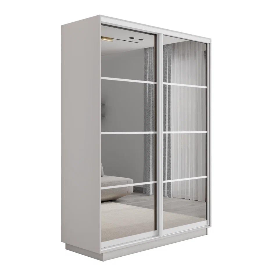 Изображение товара Шкаф-купе МЕБЕЛЬНАЯ КОМПАНИЯ Е1 Экспресс с зеркалами 160x240 см