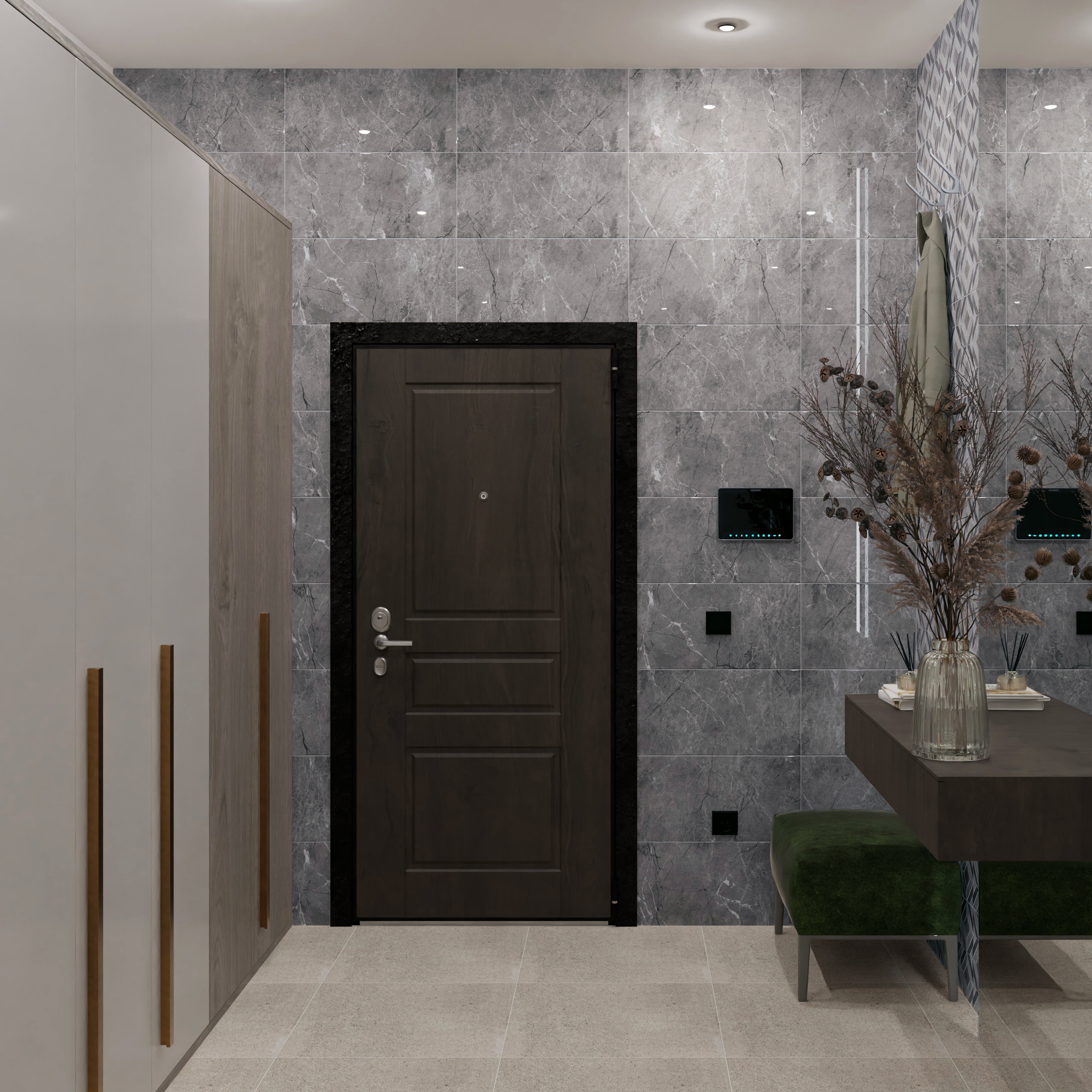 Изображение товара Настенная плитка Axima Кайлас 30x60 см 1.62 м² глянцевая цвет серый