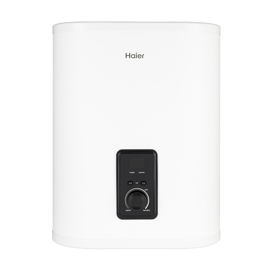 Изображение товара Накопительный водонагреватель электрический 30 л Haier Es30v-f4 2 кВт нержавеющая сталь трубчатый ТЭН Изображение товара Накопительный водонагреватель электрический 30 л Haier Es30v-f4 2 кВт нержавеющая сталь трубчатый ТЭН
