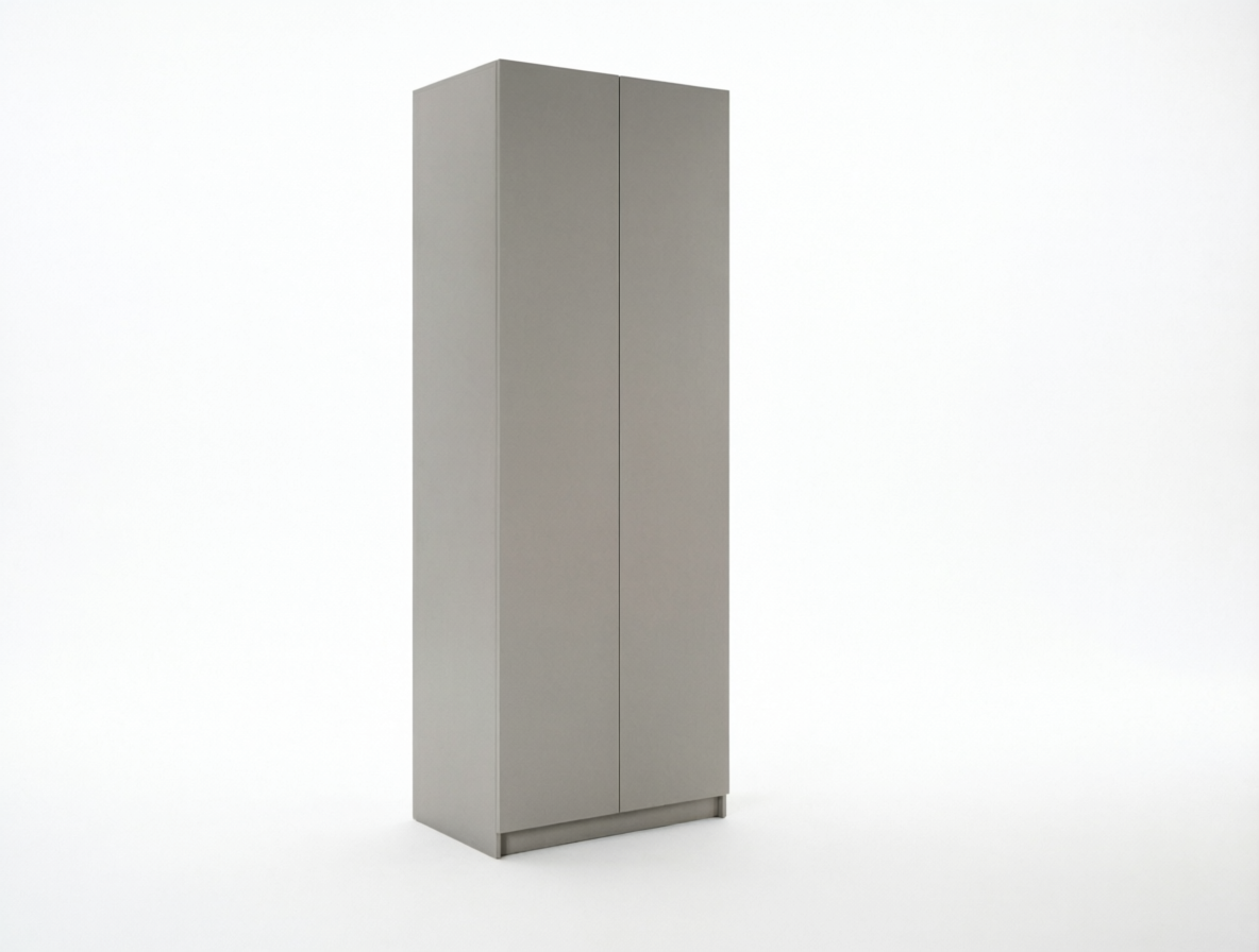 Изображение товара Шкаф распашной МЕБЕЛЬНАЯ КОМПАНИЯ Е1 Локер 81x220x52 см кашемир