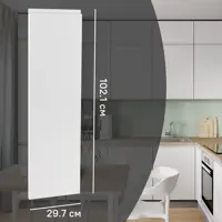 Изображение товара Фасад кухонного шкафа Токио 29.7x102.1 см DELINIA ID белый МДФ