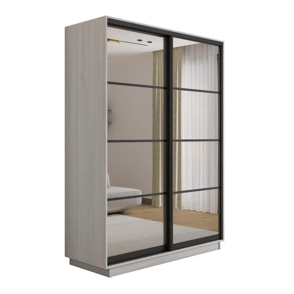 Изображение товара Шкаф-купе МЕБЕЛЬНАЯ КОМПАНИЯ Е1 Экспресс с двумя зеркалами