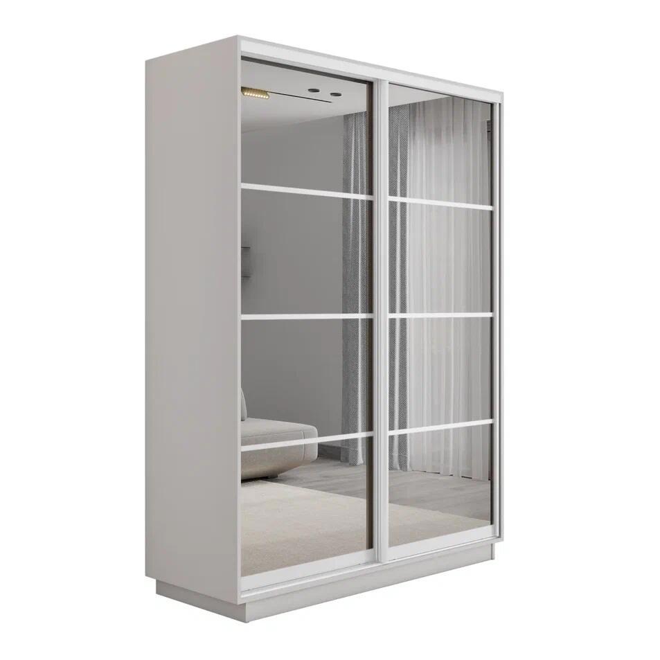 Изображение товара Шкаф-купе МЕБЕЛЬНАЯ КОМПАНИЯ Е1 Экспресс с двумя зеркалами