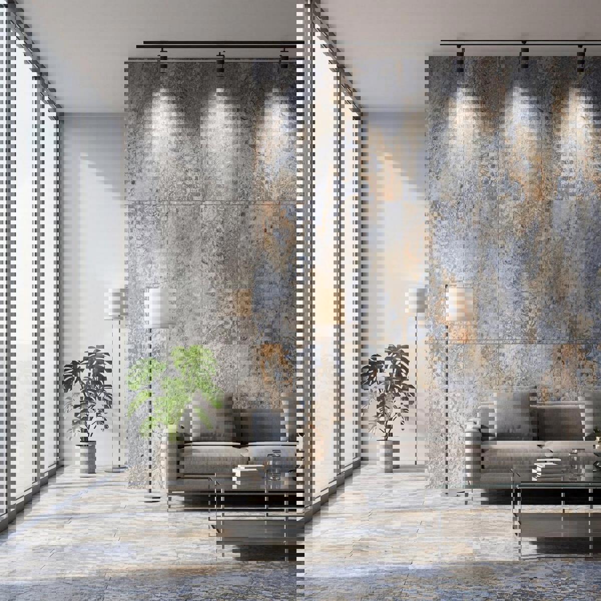 Изображение товара Керамогранит Novin ceram Albo 60x120 см голубой для пола и стен 2.16 м2