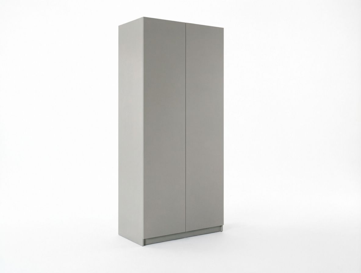 Изображение товара Шкаф распашной МЕБЕЛЬНАЯ КОМПАНИЯ Е1 Локер 101x220 см, два ящика и полки