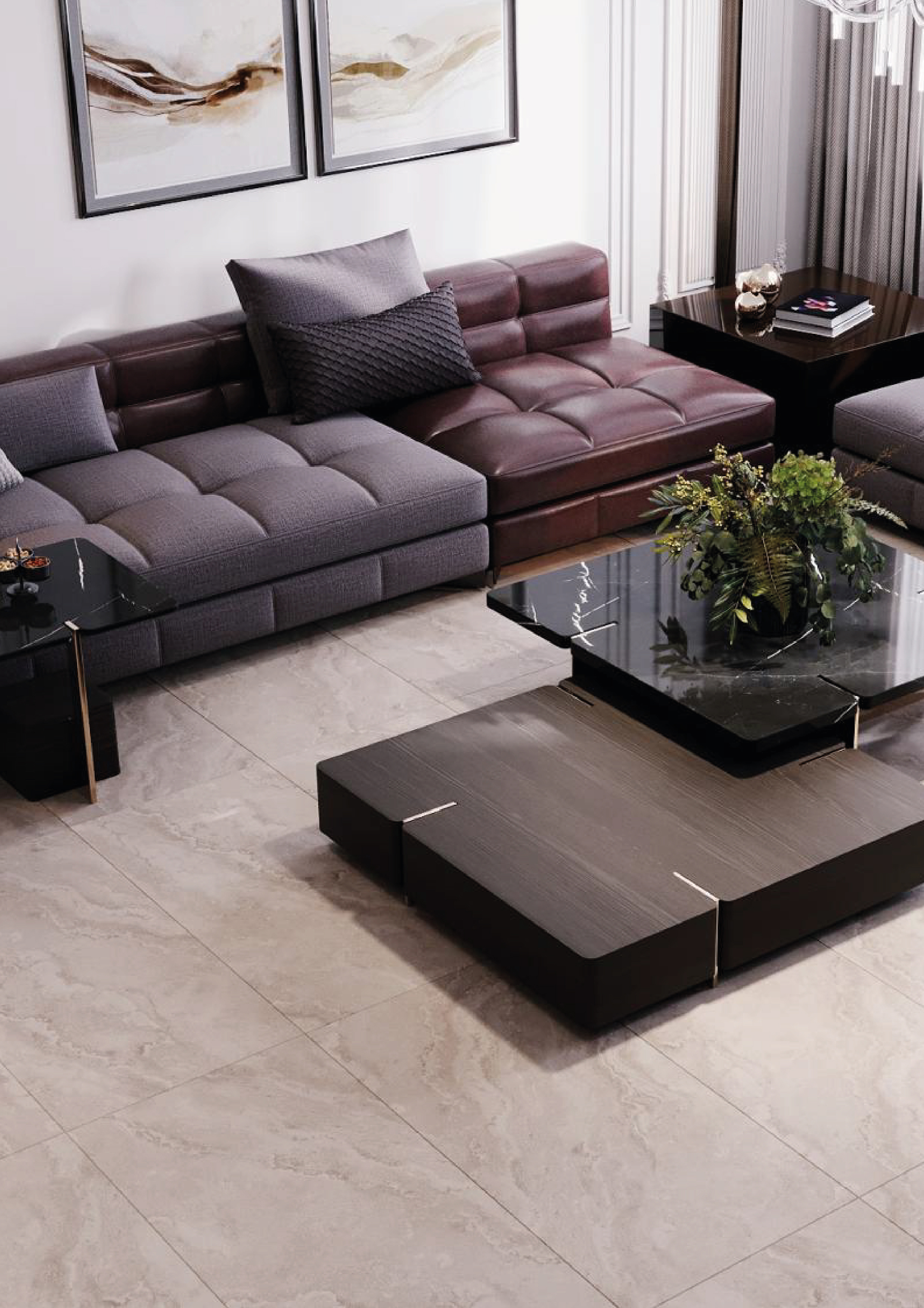 Изображение товара Керамогранит Kerald Listelo Brown Matt 60х120 см светло-коричневый Изображение товара Керамогранит Kerald Listelo Brown Matt 60х120 см светло-коричневый