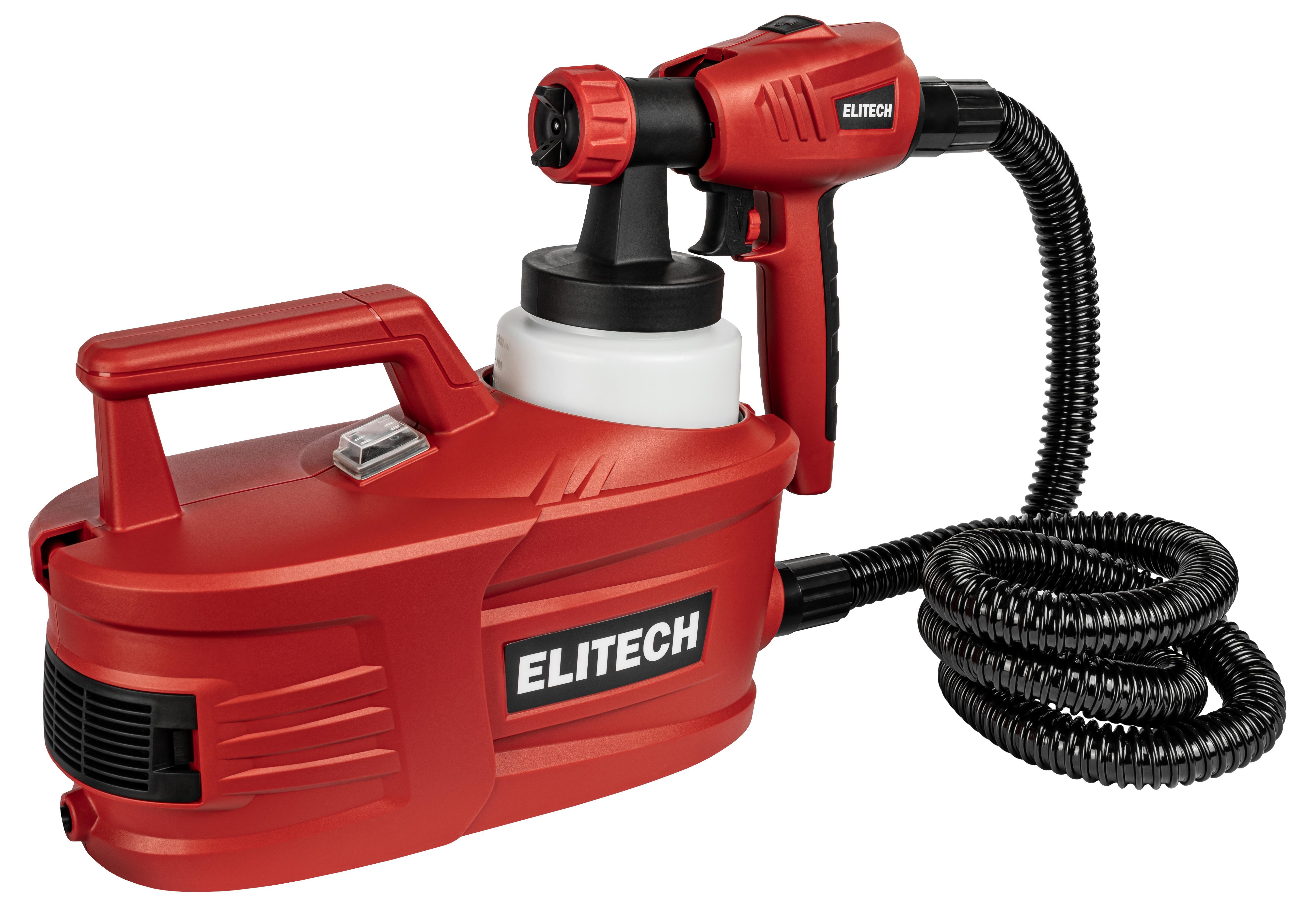 Изображение товара Краскопульт сетевой Elitech КЭ 07-26П, 950 Вт, 0.9 л/мин