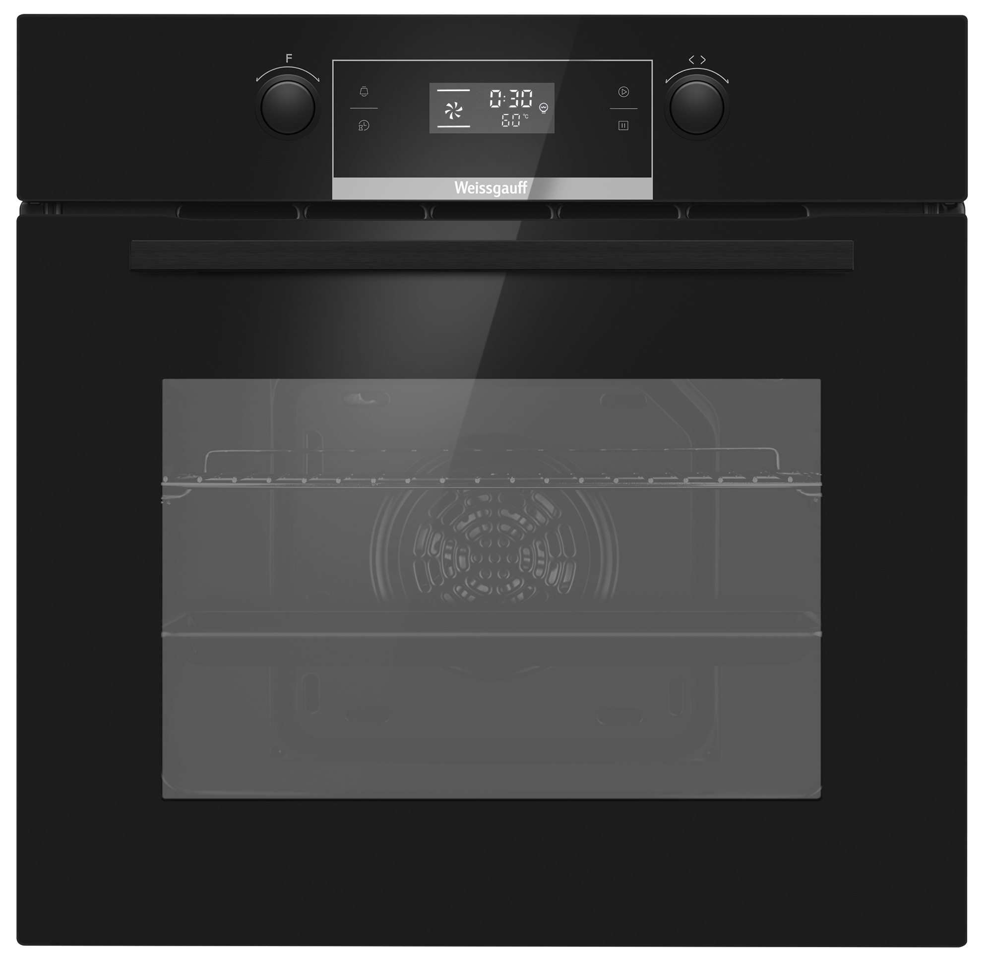 Изображение товара Духовой шкаф Weissgauff EOM 699 PDB Digital Smart Soft Close 59.5x59.5x54 см цвет черный Изображение товара Духовой шкаф Weissgauff EOM 699 PDB Digital Smart Soft Close 59.5x59.5x54 см цвет черный