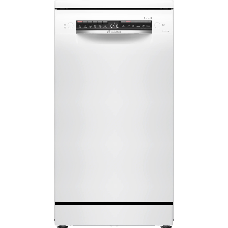 Изображение товара Отдельностоящая посудомоечная машина Bosch SL4PW1B 45 см 6 программ цвет белый Изображение товара Отдельностоящая посудомоечная машина Bosch SL4PW1B 45 см 6 программ цвет белый