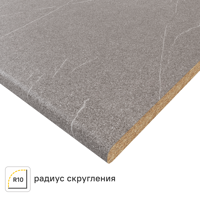 Изображение товара Столешница кухонная Slotex 120x60x2.5 см ДСП цвет гранит серый Изображение товара Столешница кухонная Slotex 120x60x2.5 см ДСП цвет гранит серый
