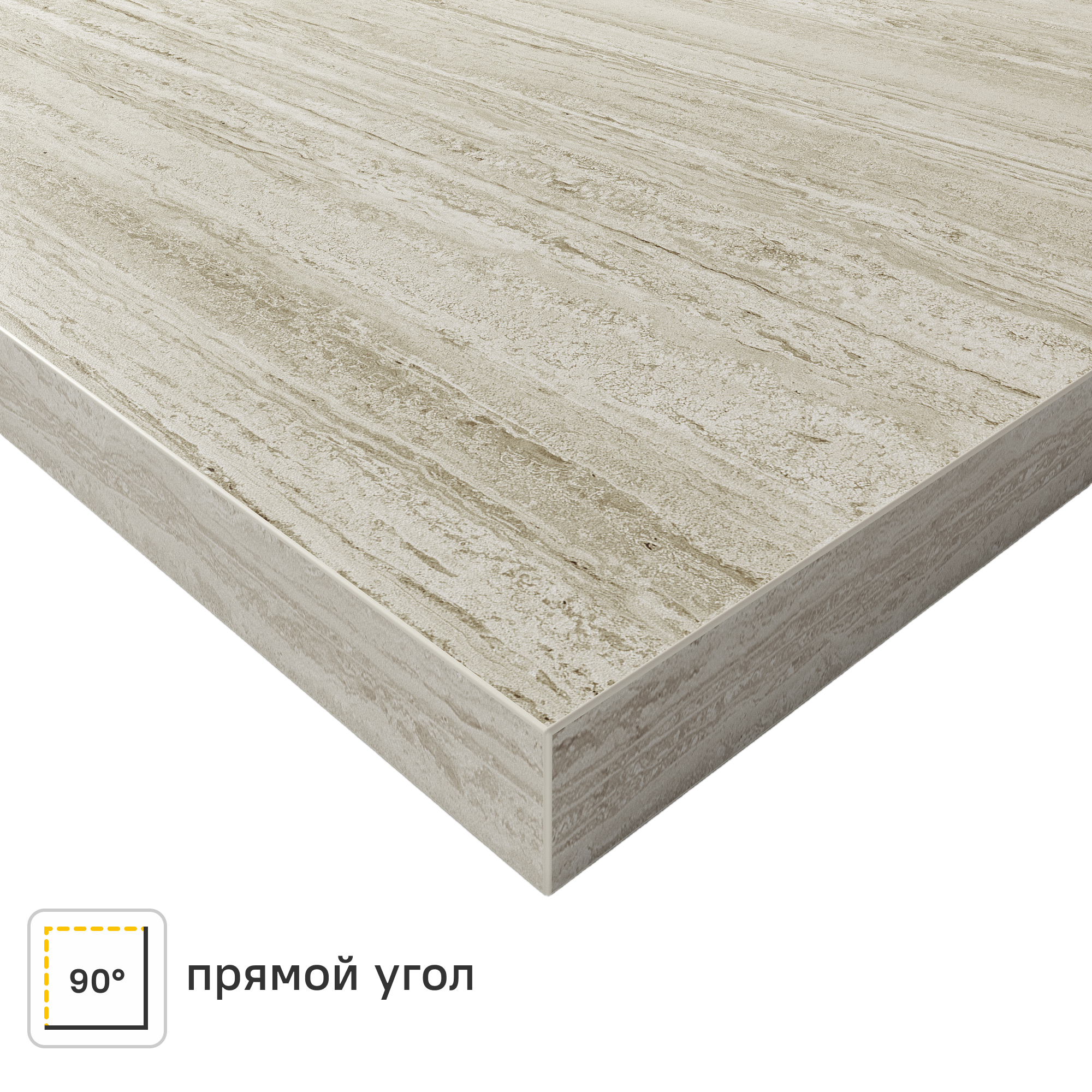Изображение товара Кухонная столешница Slotex Россонь 120x80x3.8 см ДСП цвет коричневый