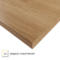 Изображение товара Столешница кухонная Верея 120x60x3.8 см из ДСП с окрасом коричневый Изображение товара Столешница кухонная Верея 120x60x3.8 см из ДСП с окрасом коричневый