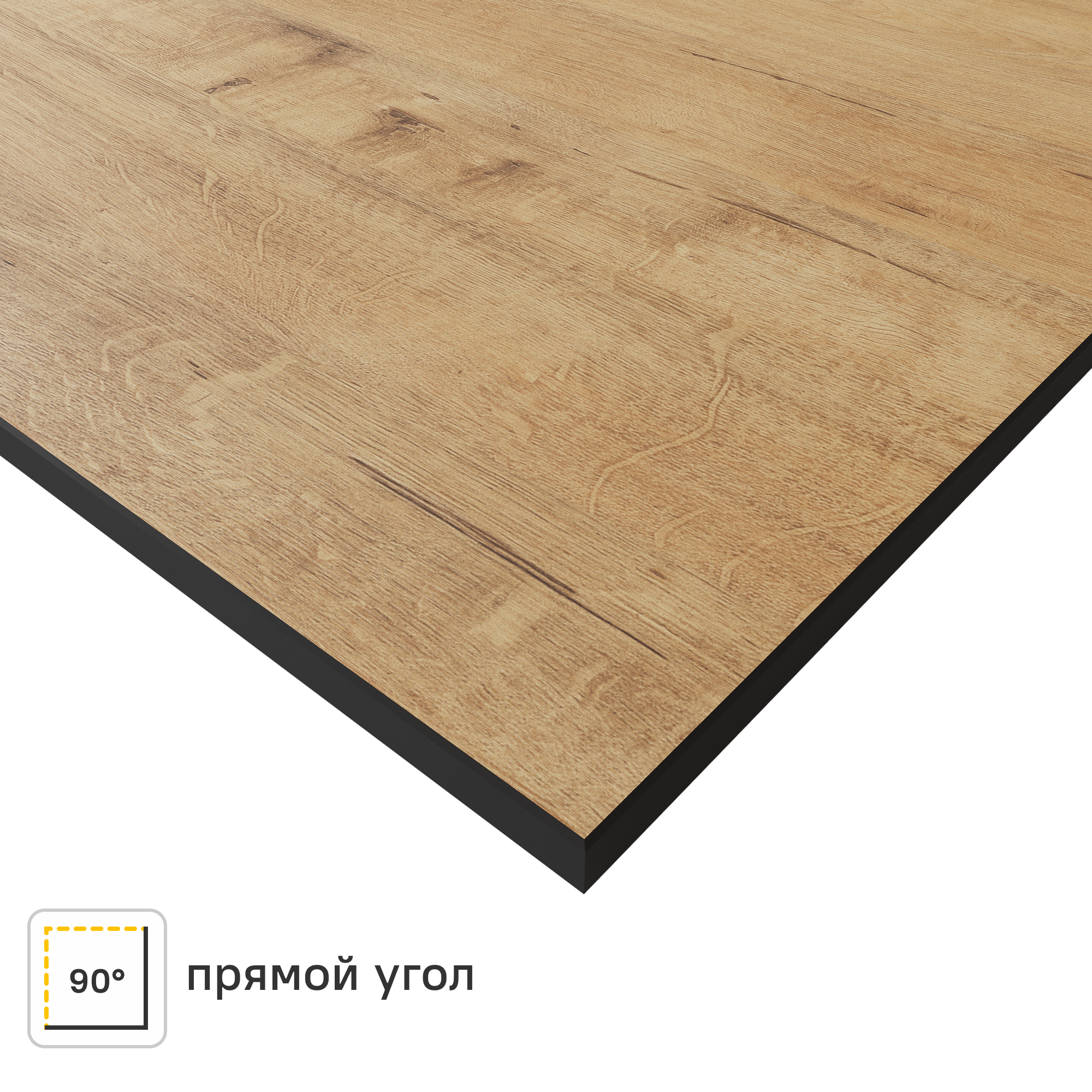 Изображение товара Столешница кухонная Дуб Брукхилл L802 120x60x1.6 см HPL-пластик цвет коричневый