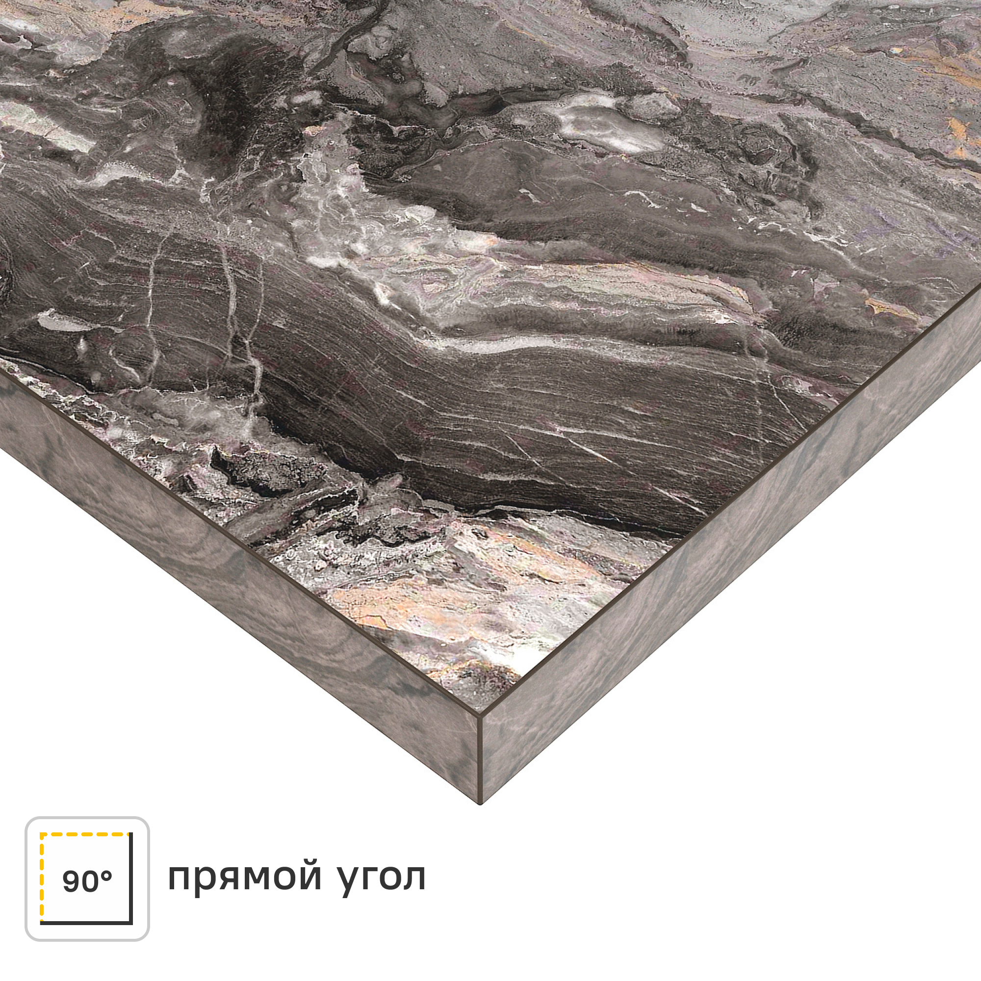 Изображение товара Столешница Delinia Рашчер 240x3.8x60 См Серый