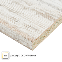 Изображение товара Столешница DELINIA Брут 300x38 мм из ЛДСП серый для кухни