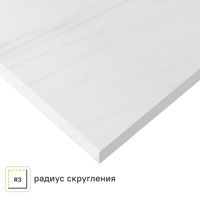 Изображение товара Кухонная столешница из искусственного камня Неопалитано 240x60 см белая Изображение товара Кухонная столешница из искусственного камня Неопалитано 240x60 см белая