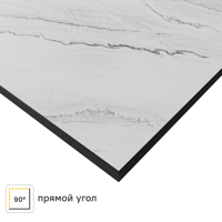 Изображение товара Столешница кухонная Марола 120x80x1.6 см HPL серо-белый для бытовых и коммерческих кухонь