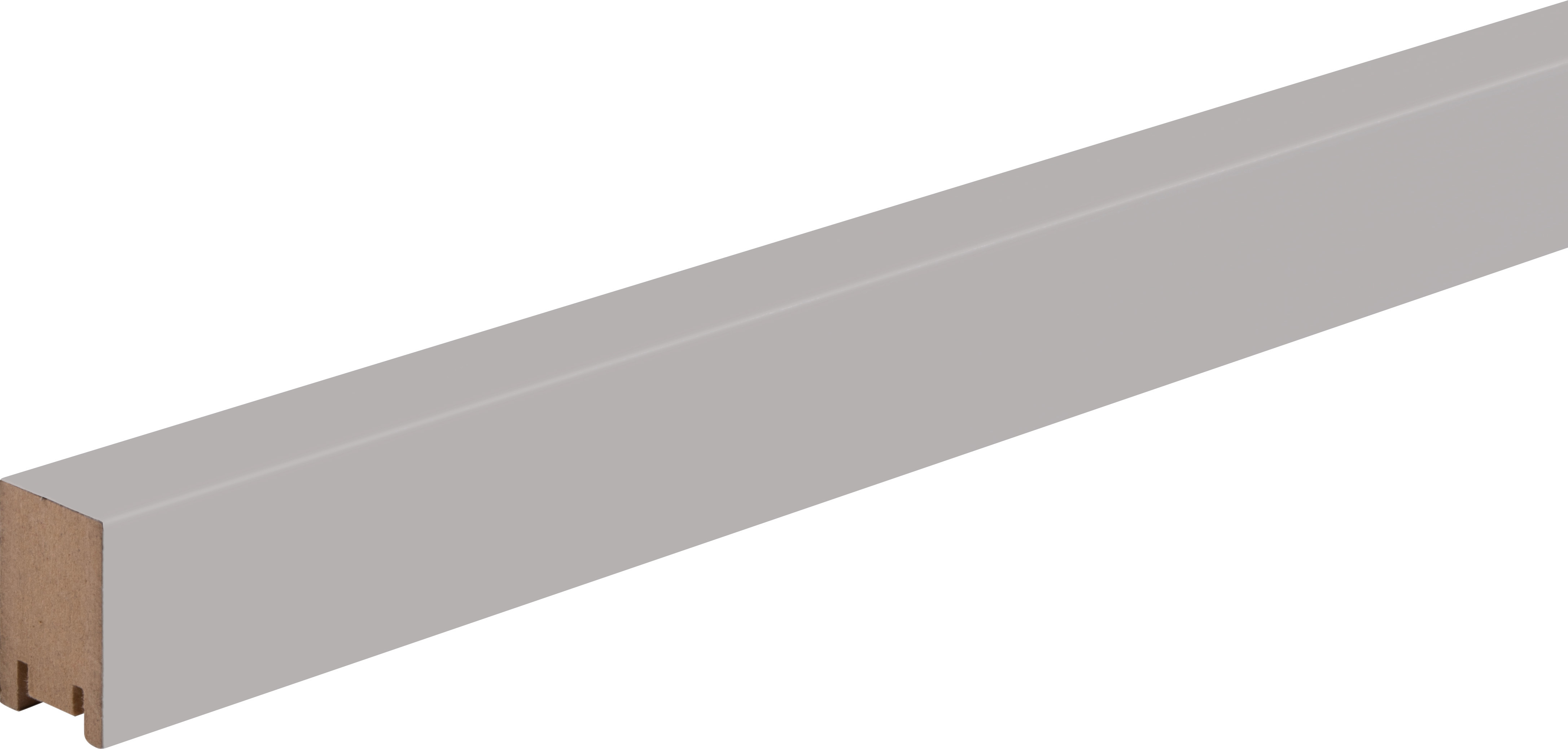 Изображение товара Декоративная панель 3D прямоугольник МДФ цвет серый 2700x35x22 мм