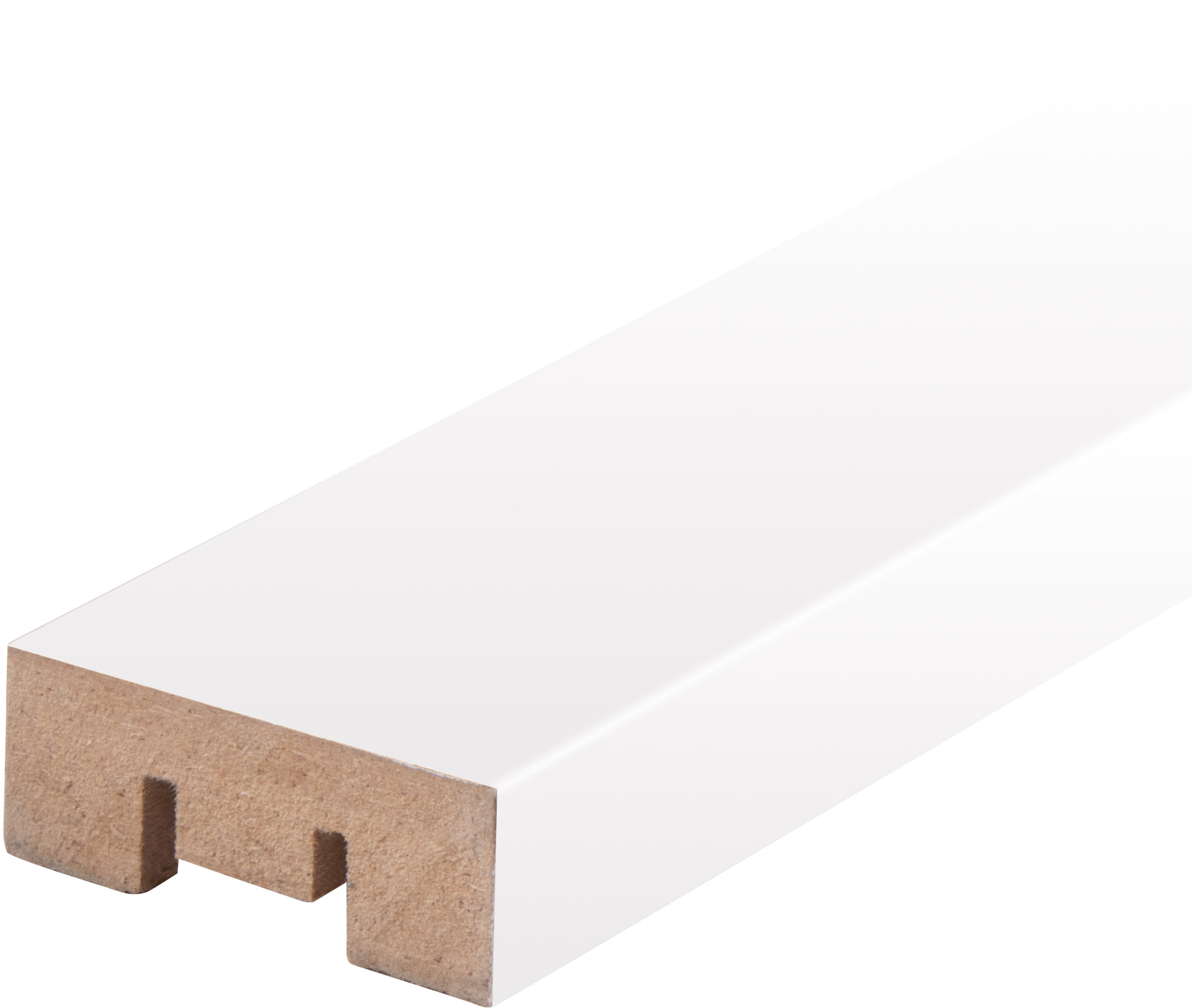 Изображение товара Декоративная панель 3D МДФ Белый 2700x50x16 мм