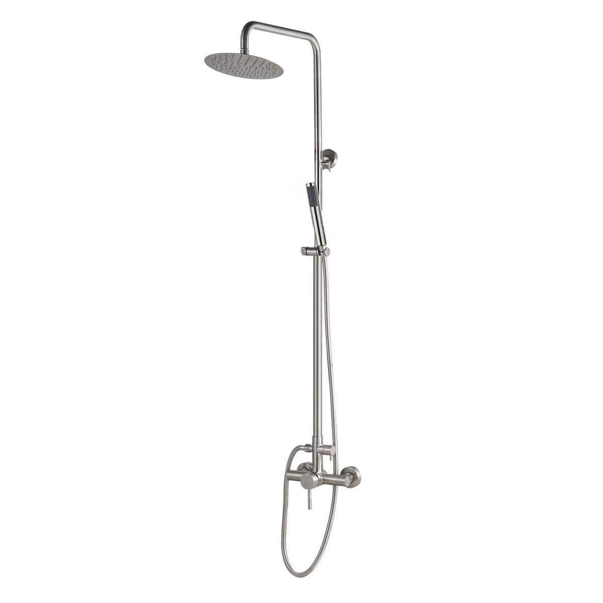 Изображение товара Душевая система Ростовская Мануфактура Сантехники SUS124-009DK-1 3 режимная цвет хром Изображение товара Душевая система Ростовская Мануфактура Сантехники SUS124-009DK-1 3 режимная цвет хром