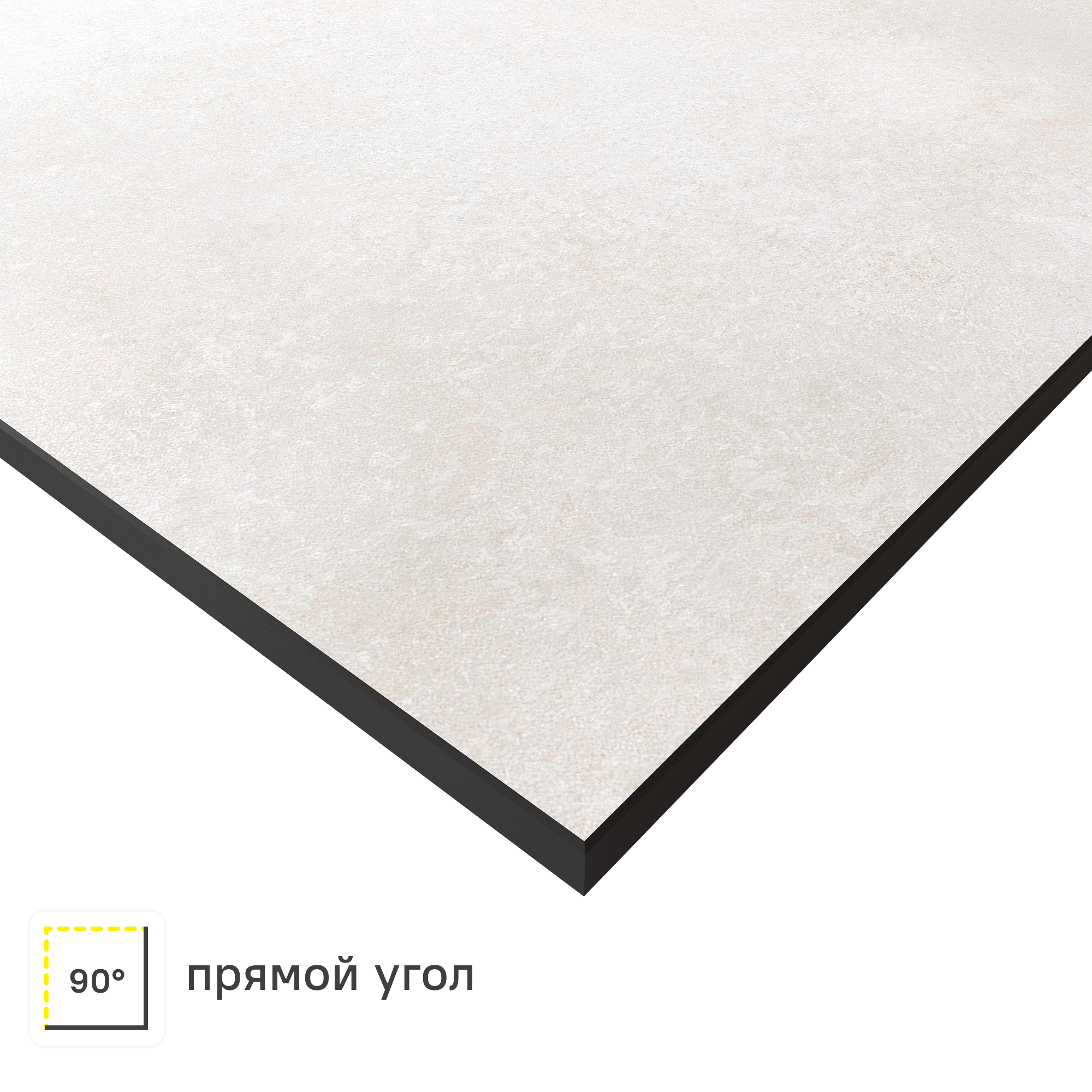 Изображение товара Столешница кухонная Саона L803 120x80x1.6 см HPL-пластик цвет серый