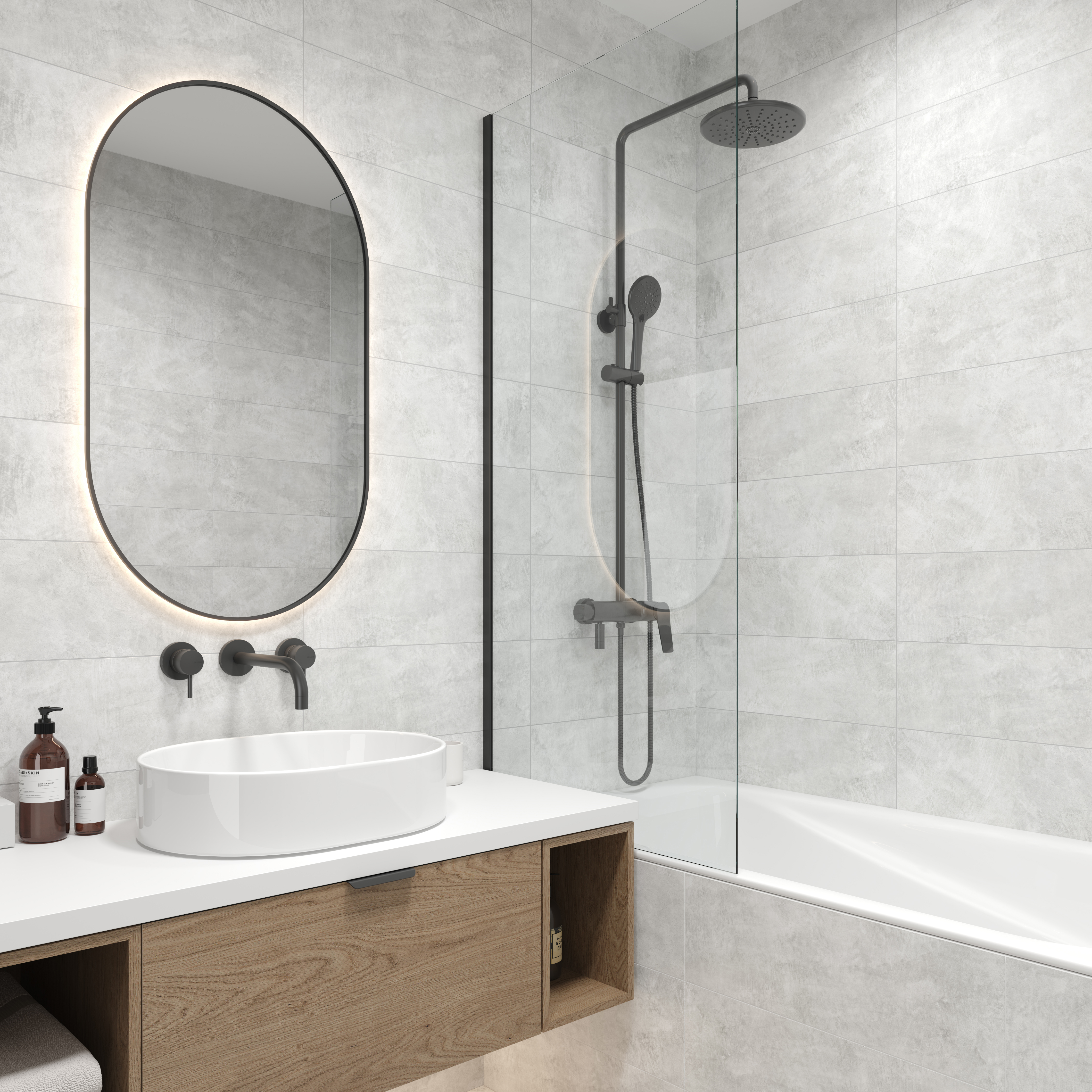 Изображение товара Керамогранит LB CERAMICS Дымка 19. 9x60. 3 см - глазурованный матовый бетон Изображение товара Керамогранит LB CERAMICS Дымка 19. 9x60. 3 см - глазурованный матовый бетон