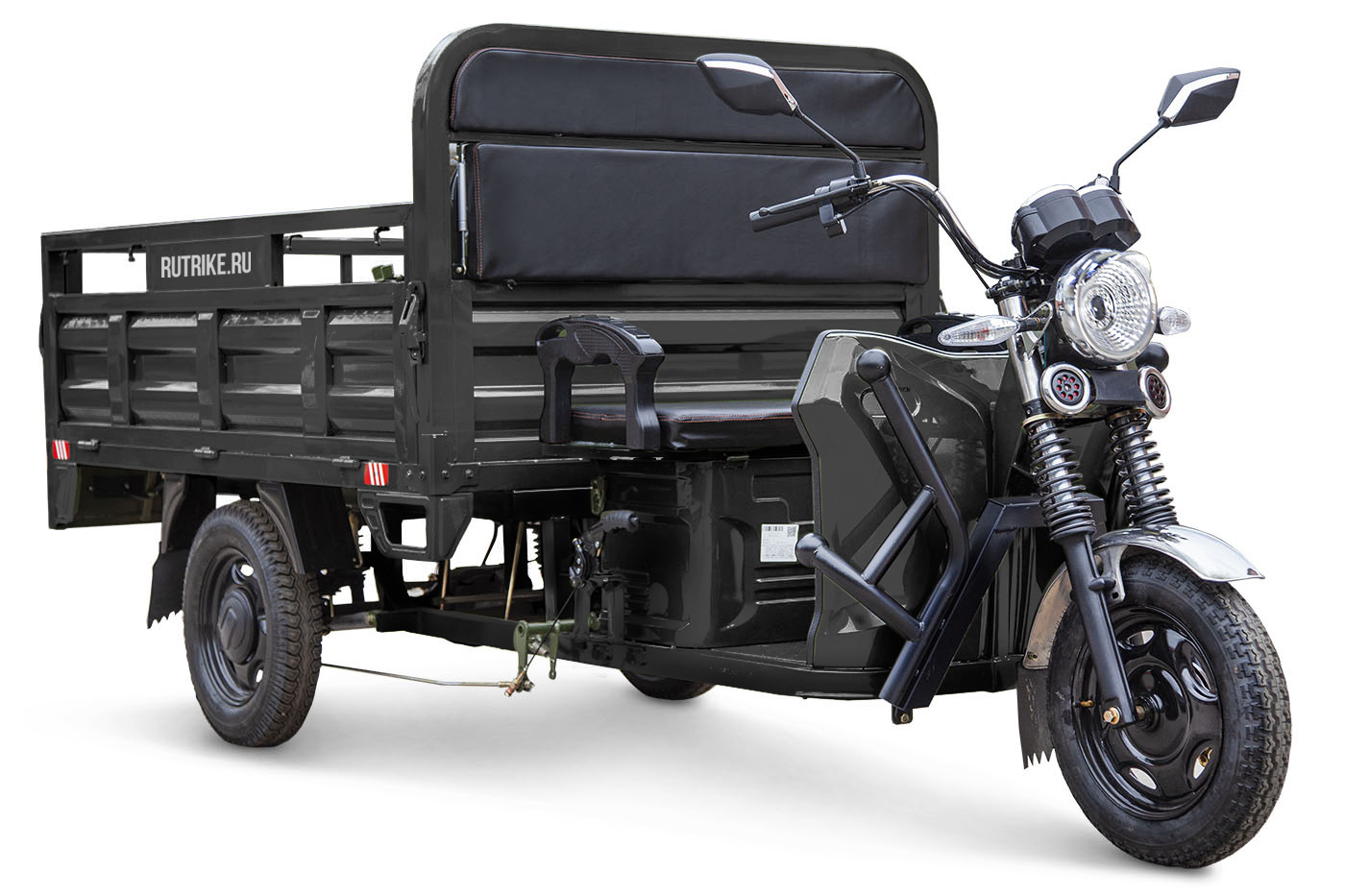 Изображение товара Грузовой электрический трицикл Rutrike D4 1800 60V1500W52Ah черный