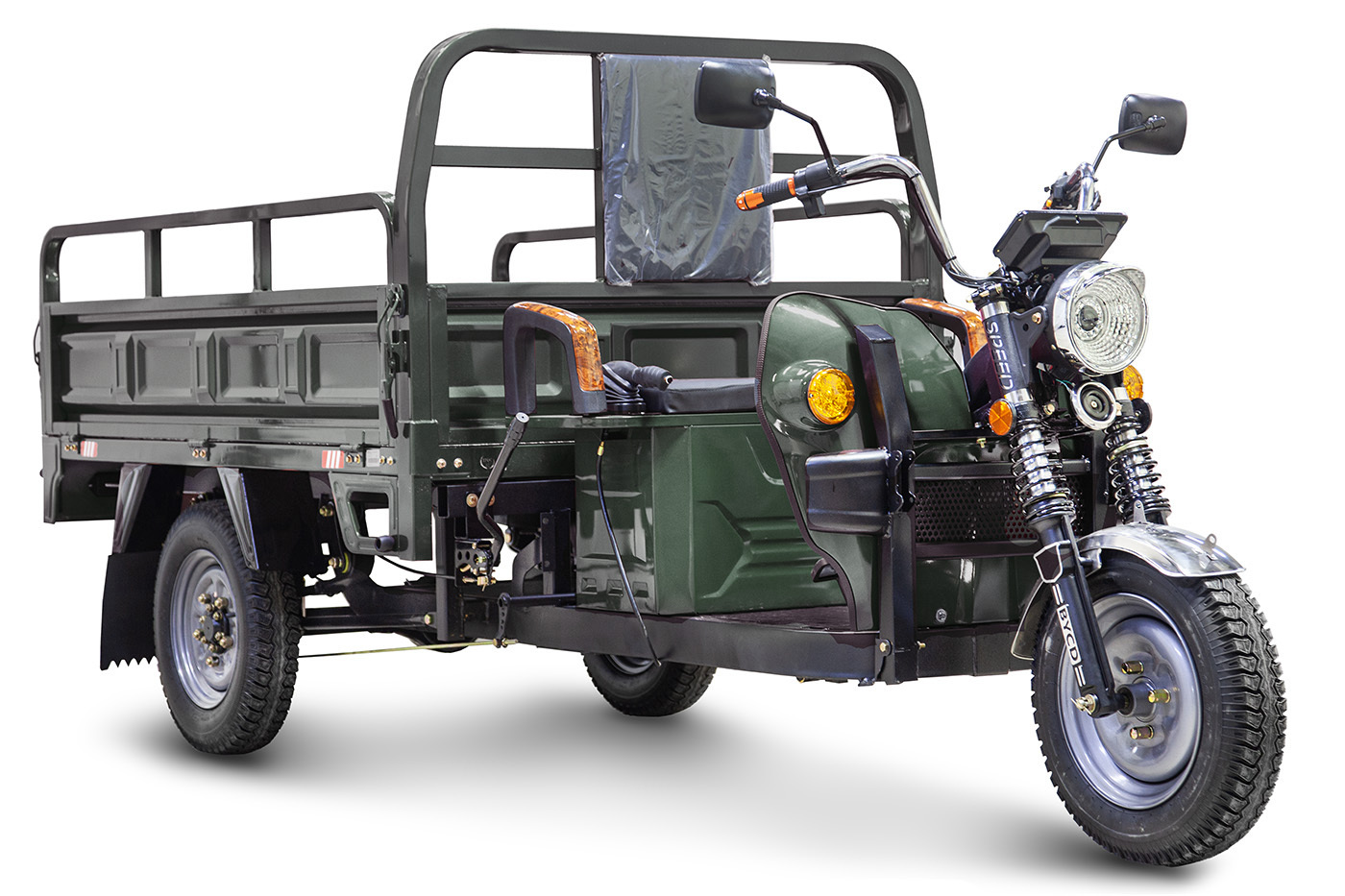 Изображение товара Грузовой электрический трицикл Rutrike D4 NEXT 1800 60V1500W52Ah зеленый Изображение товара Грузовой электрический трицикл Rutrike D4 NEXT 1800 60V1500W52Ah зеленый