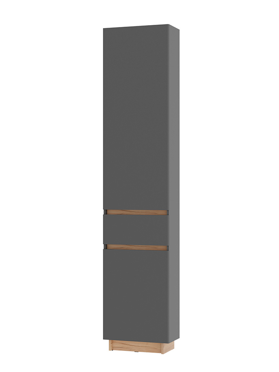 Изображение товара Шкаф распашной Bts Багира с 2 дверями 50.2x238.4x51 см ЛДСП цвет крафт/графит