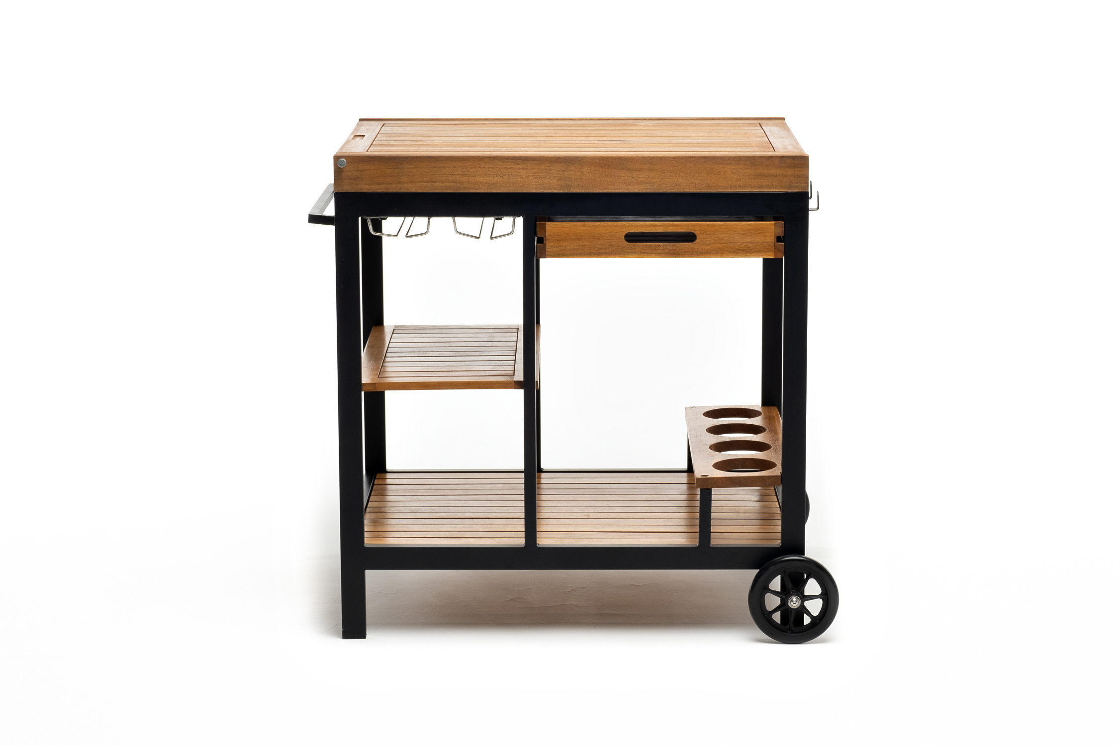 Изображение товара Стол раздвижной Joygarden Nourd 35411 78 -156 см х 50 см х 83 см алюминий черный