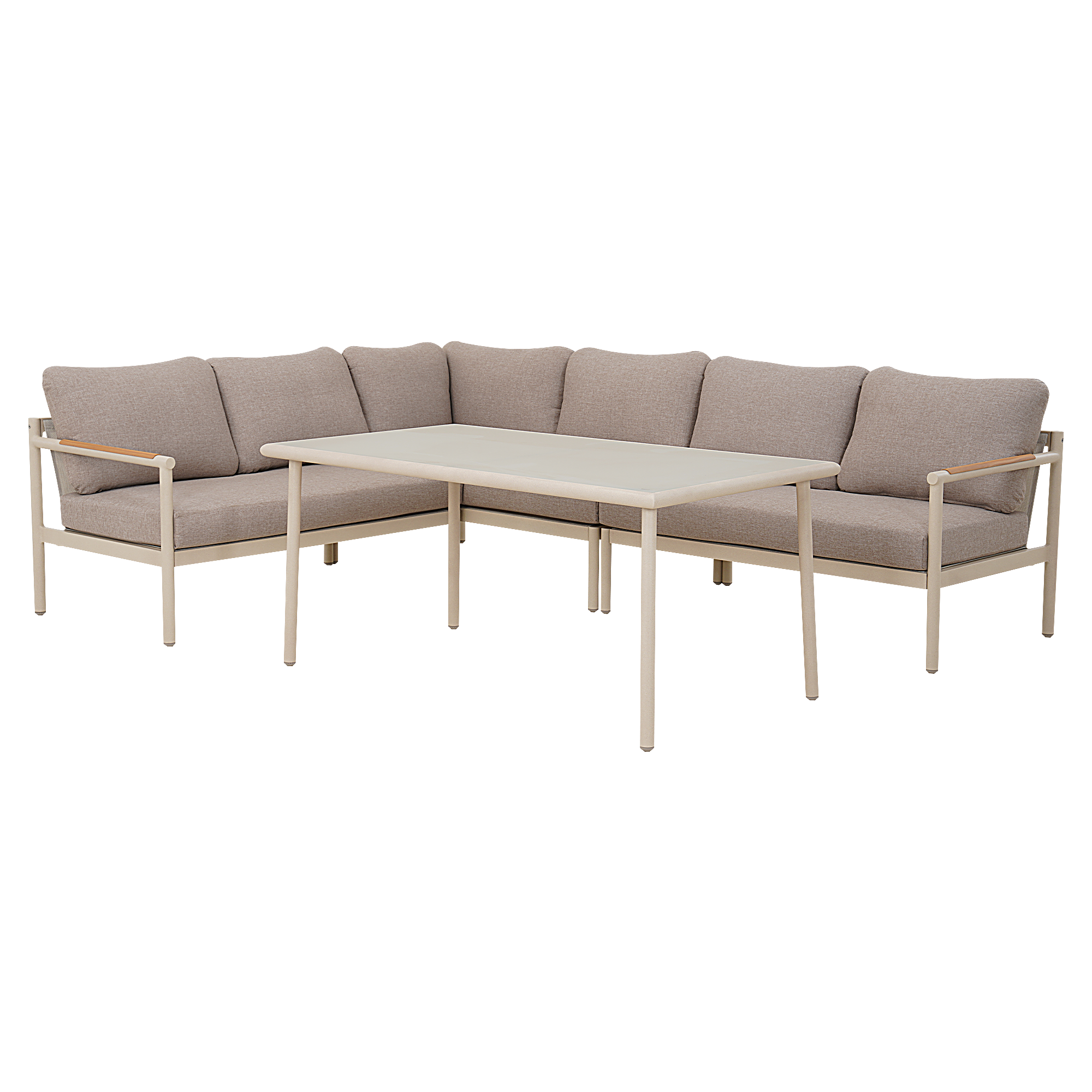 Изображение товара Набор садовой мебели для обеда BEGINIA модели Saima Изображение товара Набор садовой мебели для обеда BEGINIA модели Saima