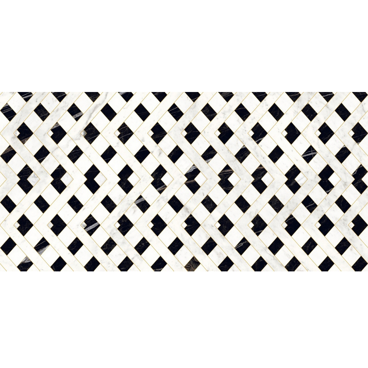 Изображение товара Керамогранит Neodom Роскошь Роскошь 60x120 см цвет серый, черный