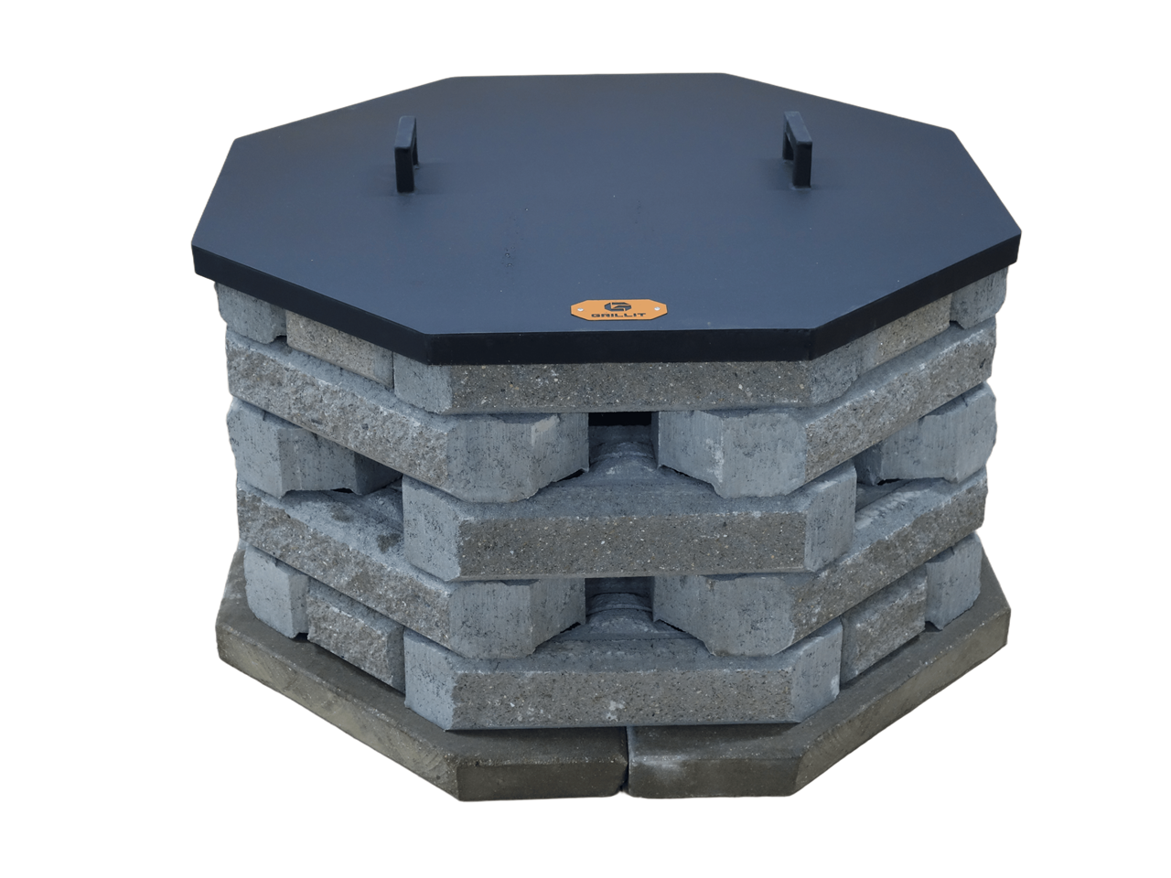Изображение товара Костровой очаг Grillit vizual 93x93x50 см серый Изображение товара Костровой очаг Grillit vizual 93x93x50 см серый