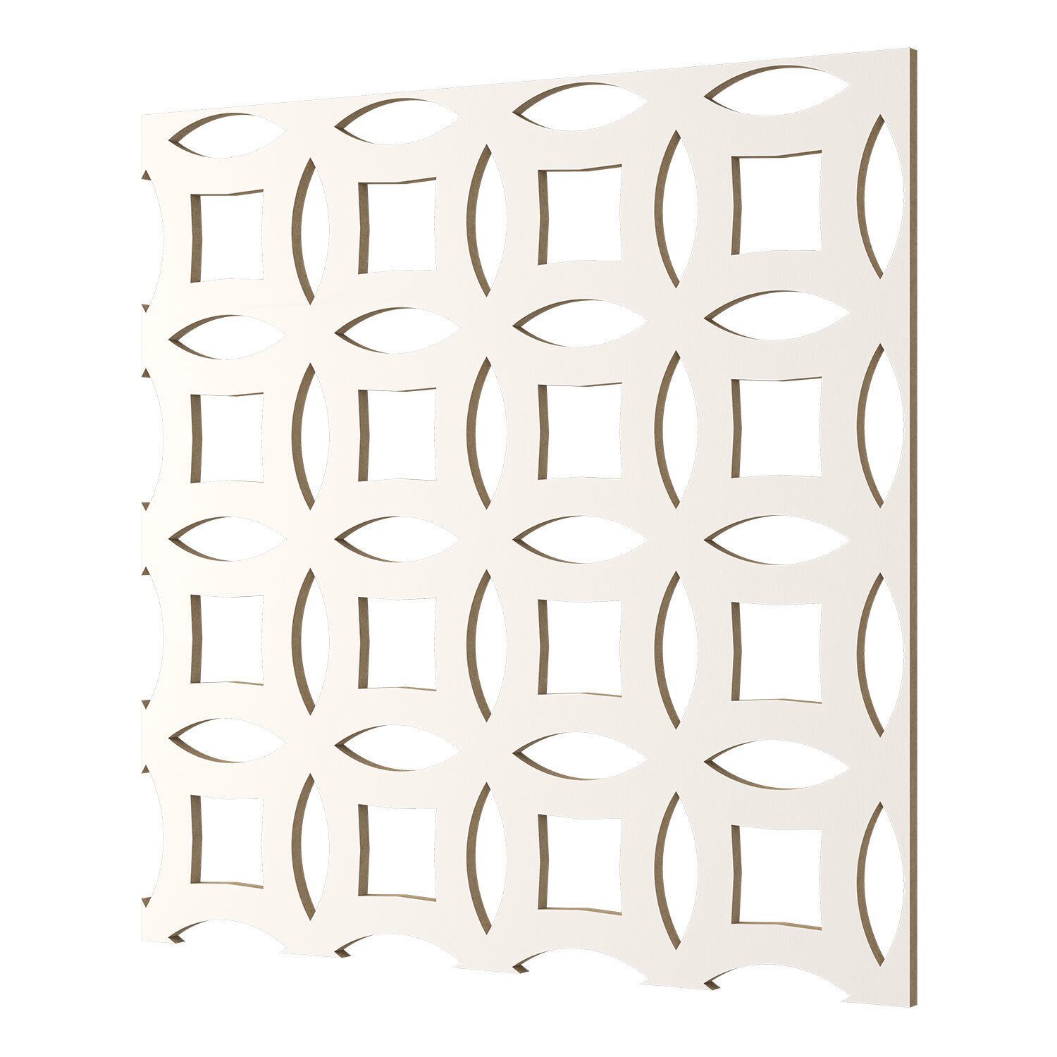 Изображение товара Перфорированная панель Cosca Décor Сусанна белый 1200x600x3мм 0.72м² 10шт