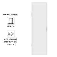 Изображение товара Дверь Invisible Opt Белая 90x200 см глухая, МДФ, скрытый монтаж