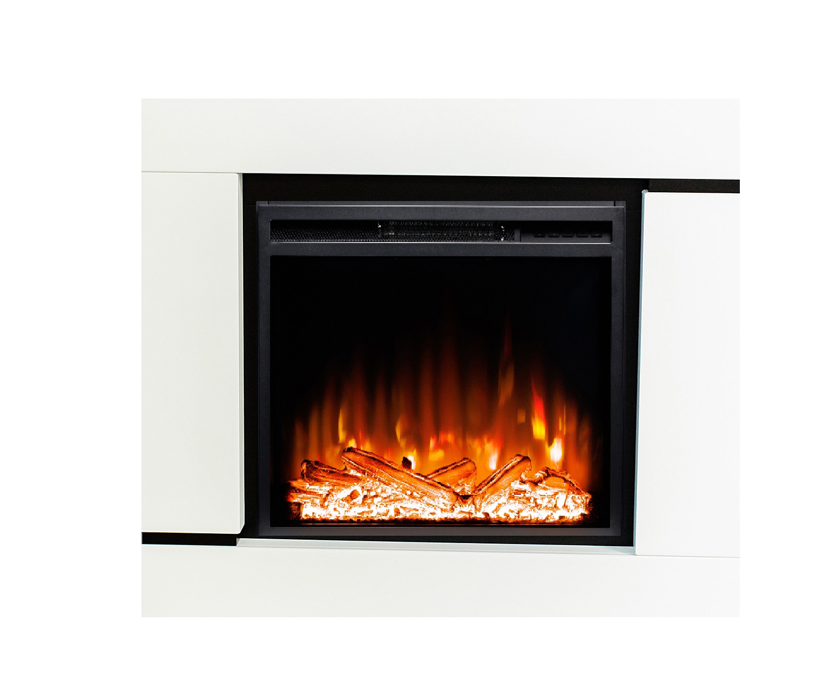 Изображение товара Каминокомплект Elekam Lazio с очагом Pulsar 23 1800Вт цвет белый