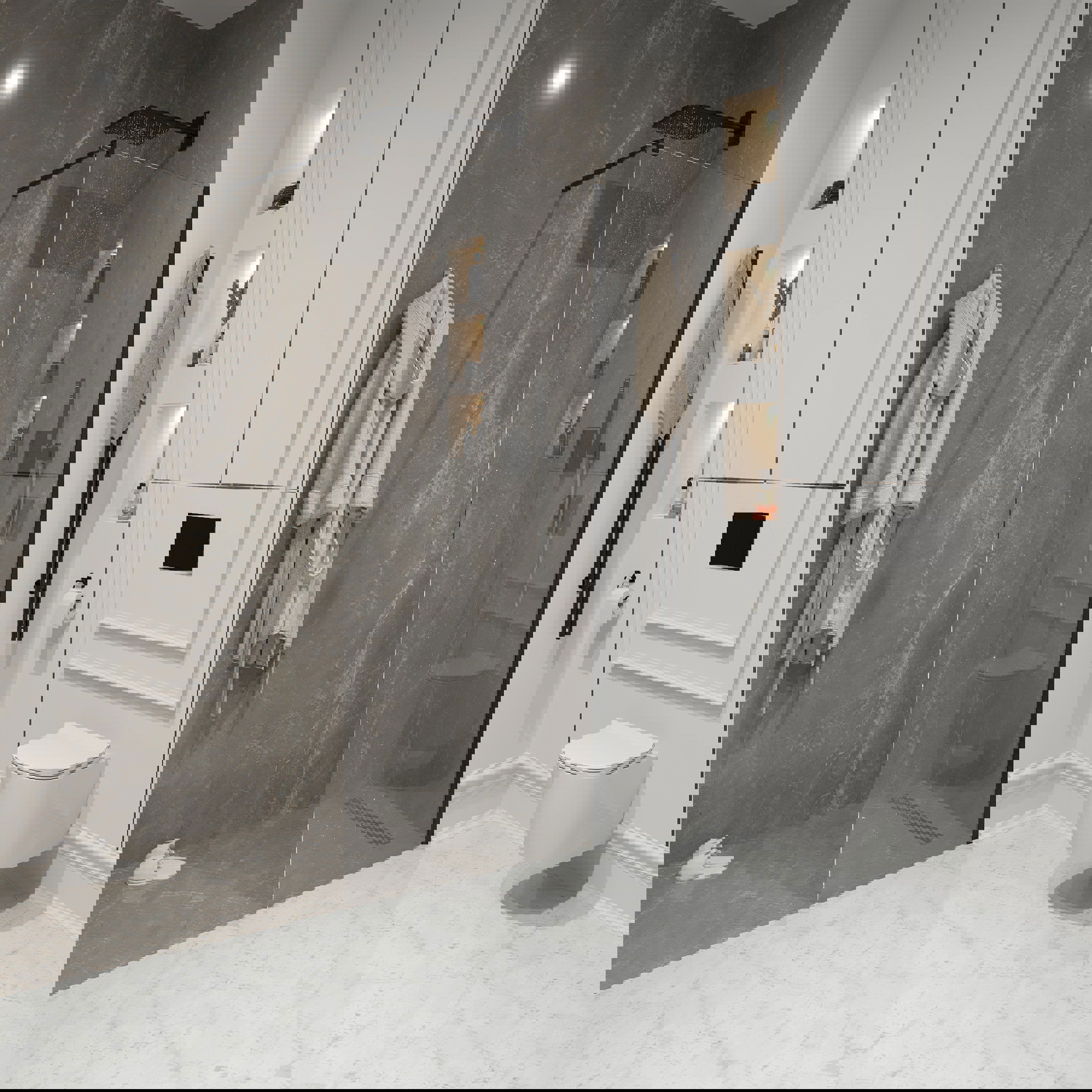 Изображение товара Душевая перегородка Niagara NG-683-12BLACK 120x195см черный профиль