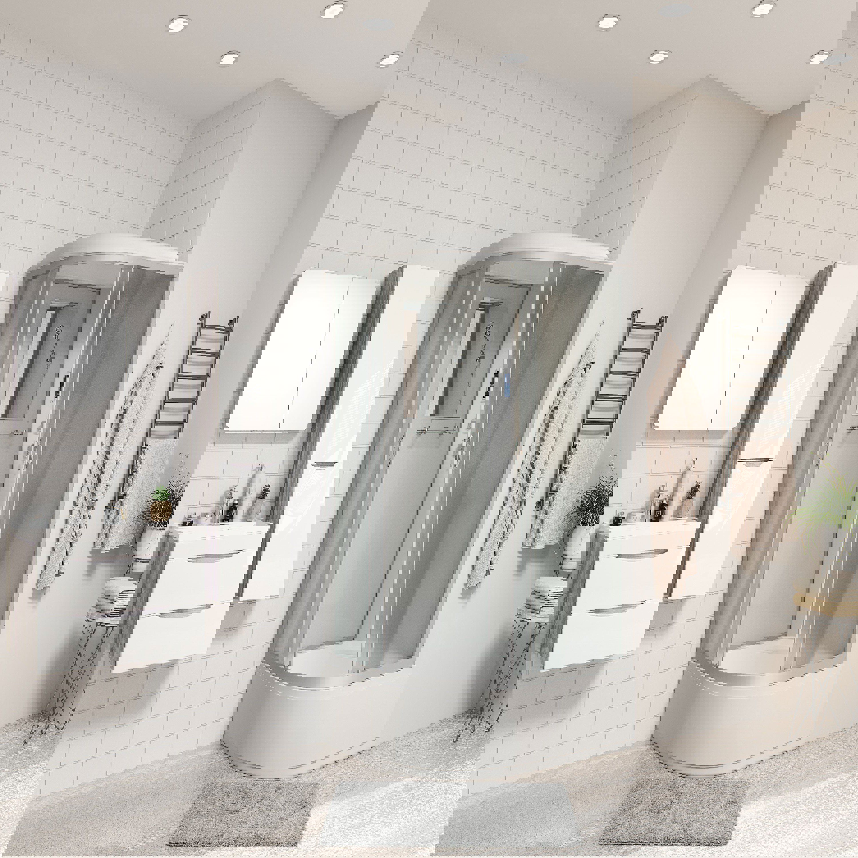 Изображение товара Душевая кабина Niagara Classic 120x80 Высокий поддон матовое стекло Изображение товара Душевая кабина Niagara Classic 120x80 Высокий поддон матовое стекло