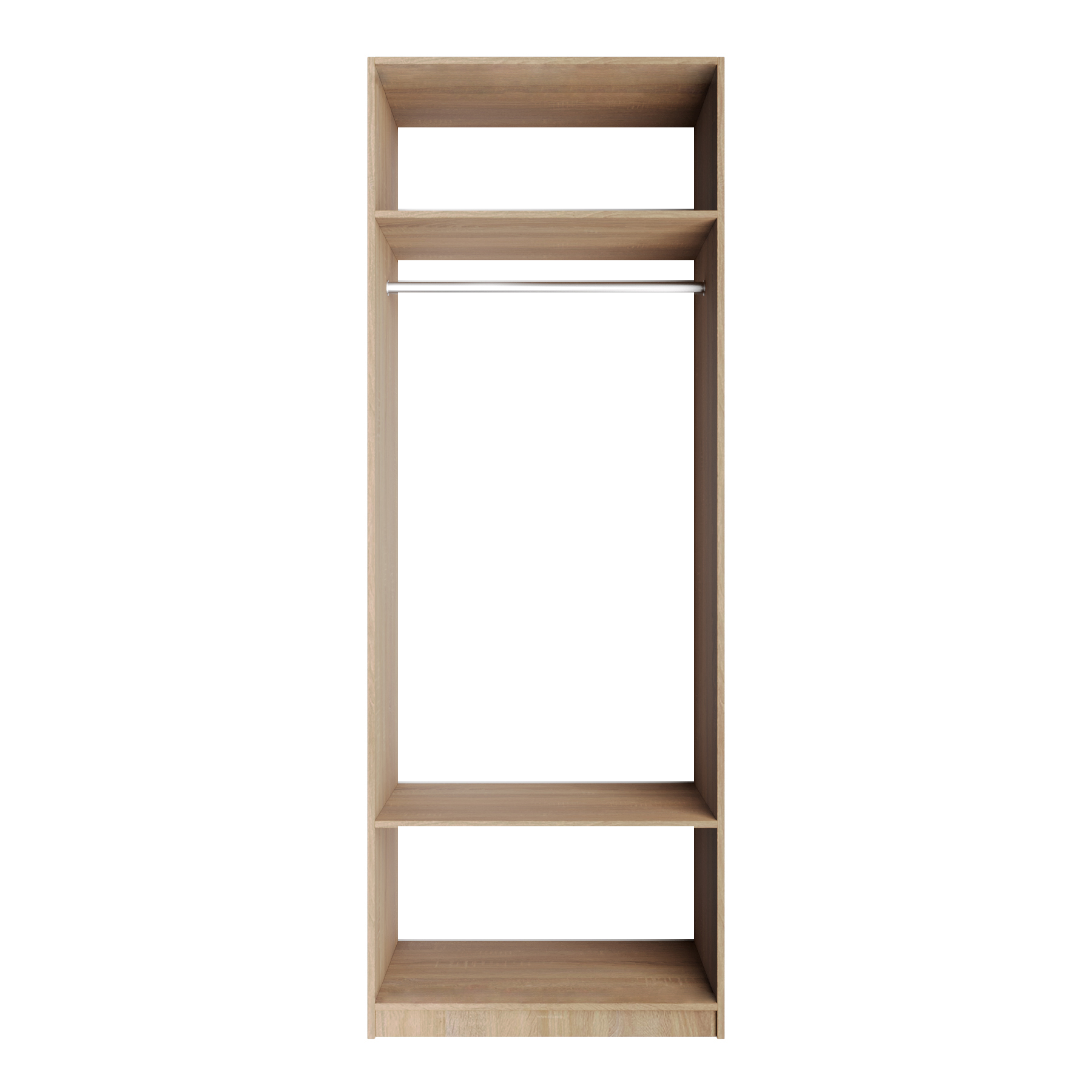 Изображение товара Гардеробная Мебельная компания е1 MOD_GAR_800_S 81x220x51 см цвет бежевый