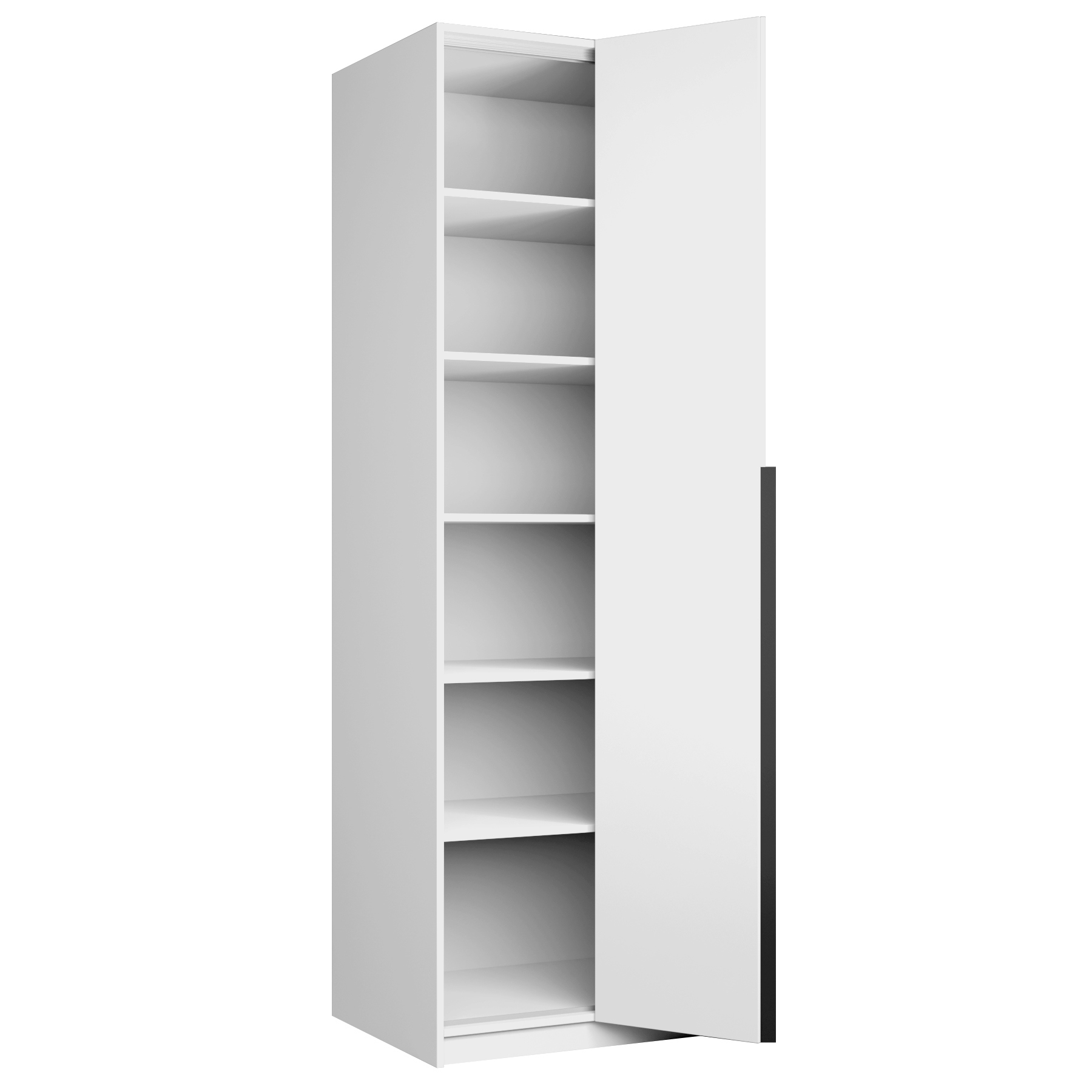 Изображение товара Шкаф распашной WingLine Мебельная компания Е1 81x220x52.5 см белый снег ЛДСП