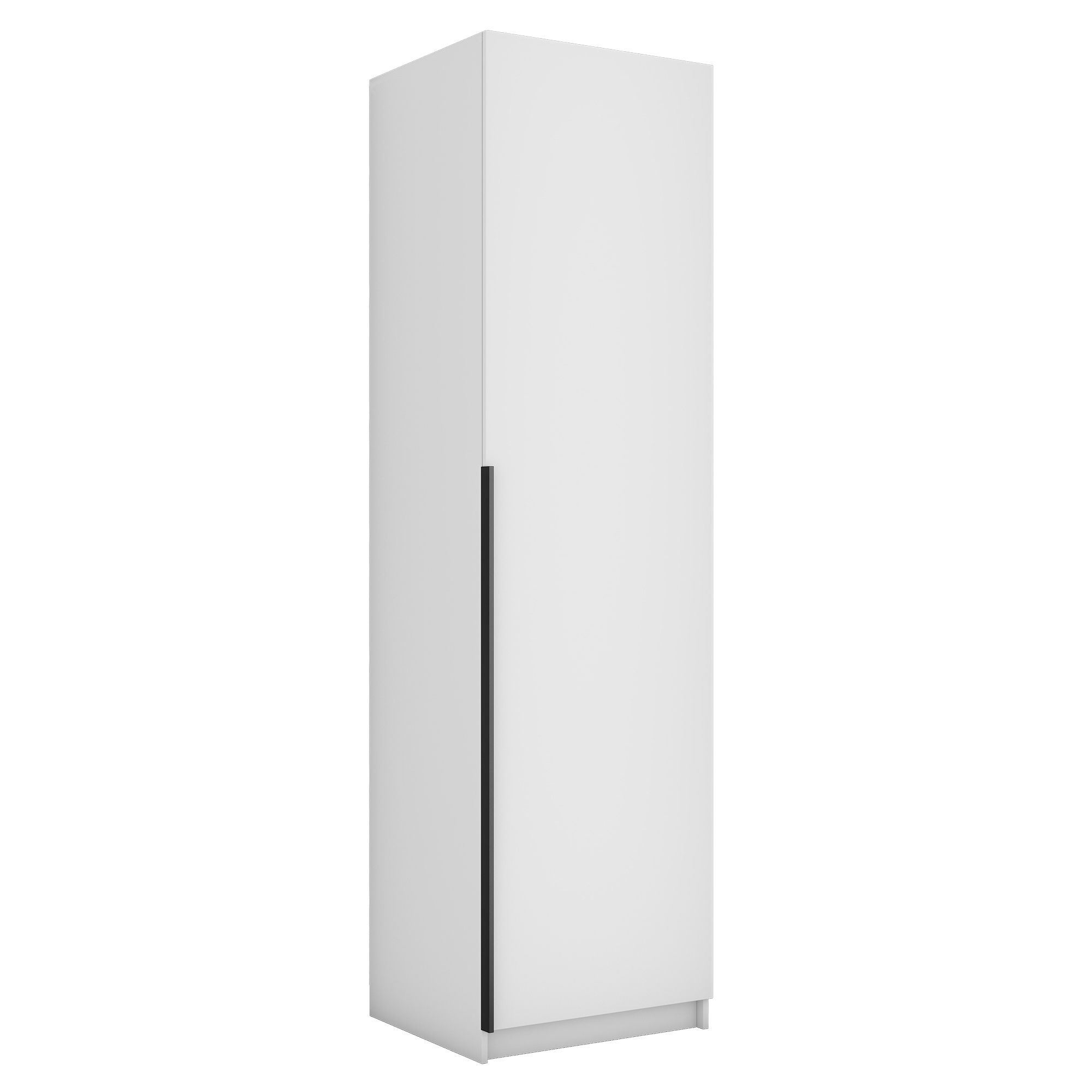 Изображение товара Шкаф распашной локер с дверью 61x52.5x220 белый снег мебельная компания Е1