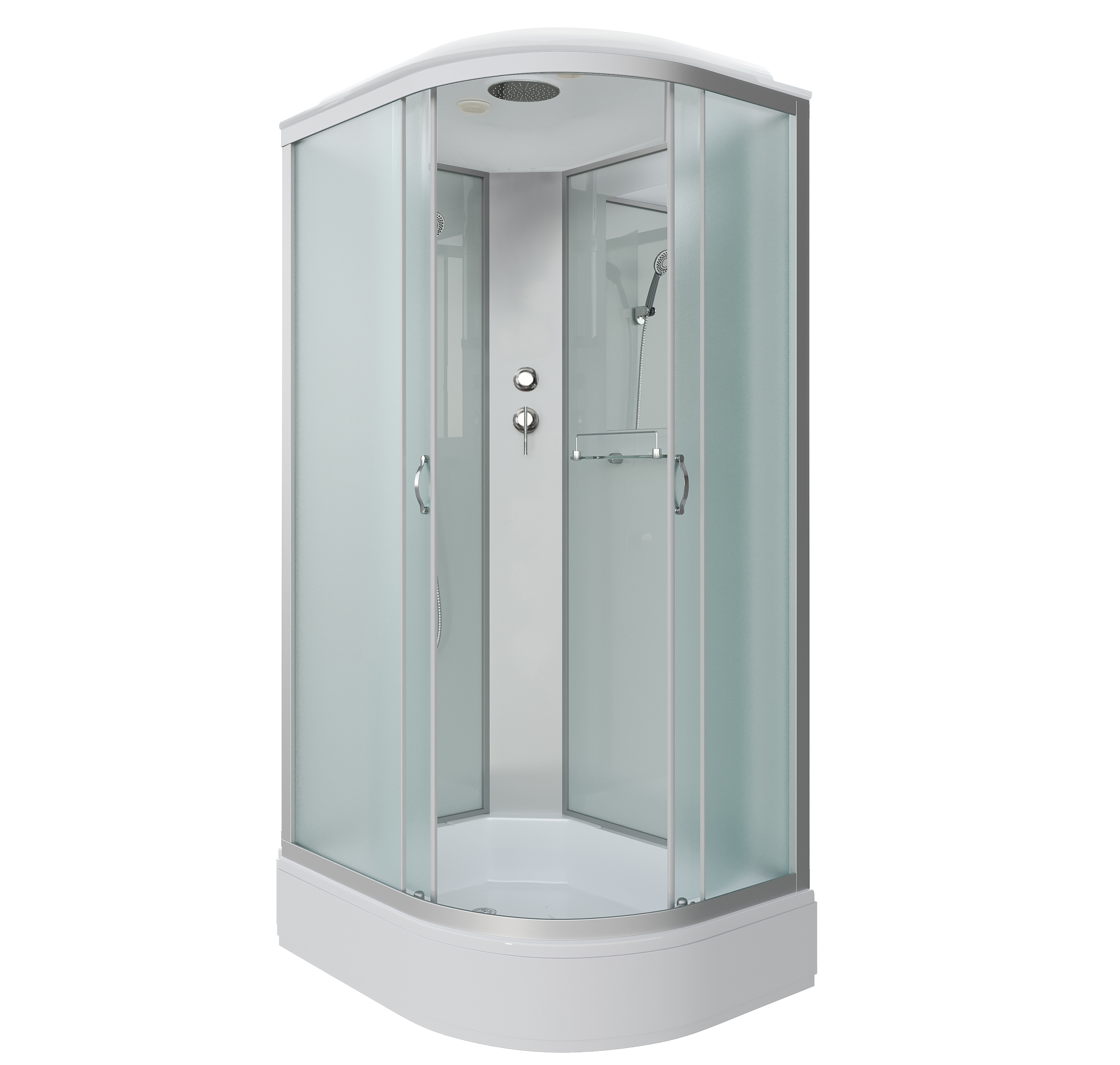 Изображение товара Душевая кабина Niagara Classic 332944L 120x90x215 средний поддон, матовое стекло