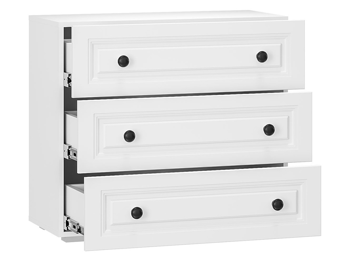 Изображение товара Комод Bts Северина 3 ящика 80x37x71 см белый