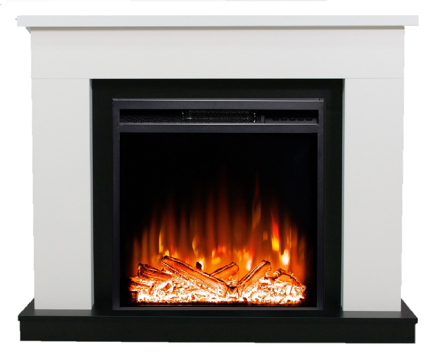 Изображение товара Каминокомплект Elekam Bolton с очагом Pulsar 23 1800Вт цвет белый