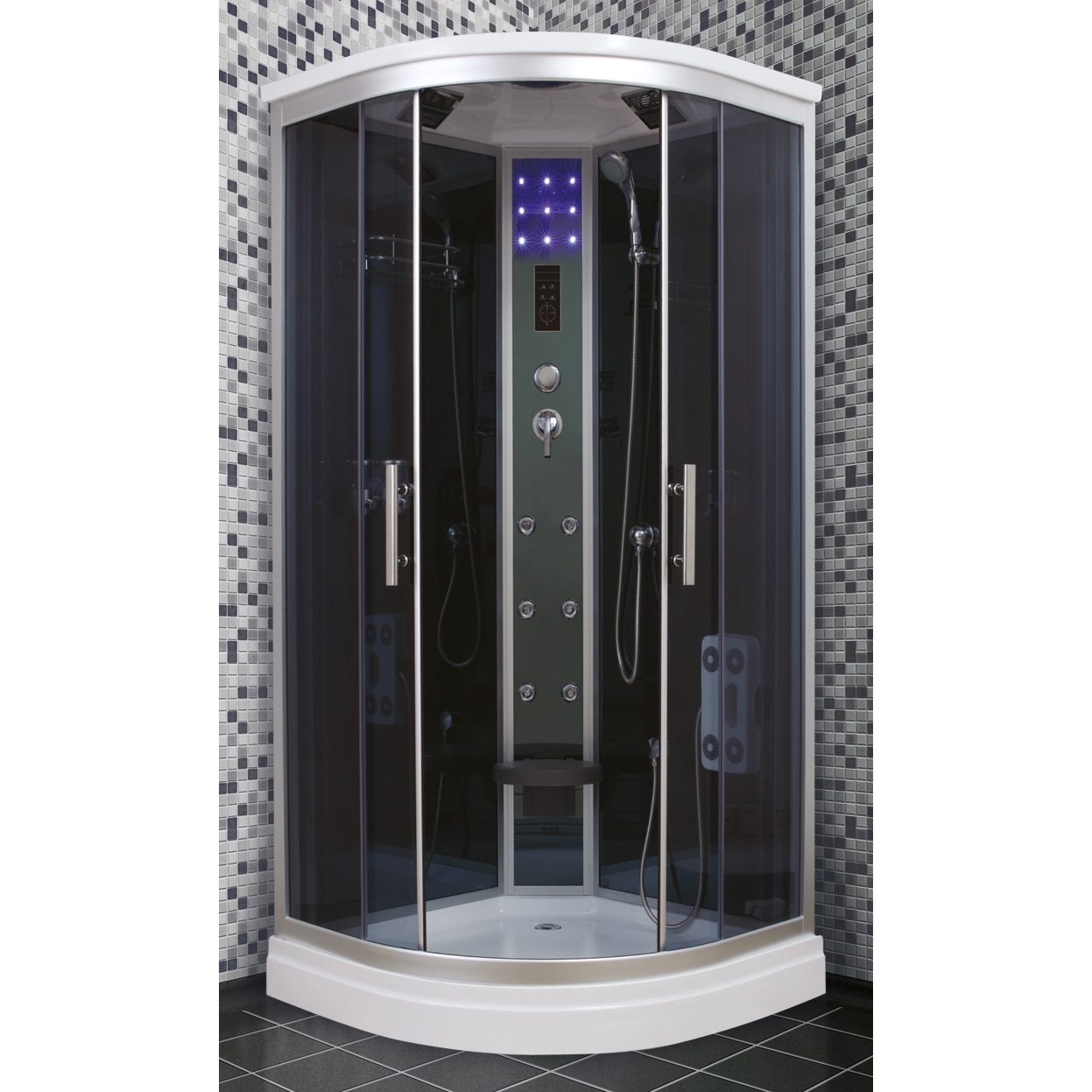 Изображение товара Душевая кабина TIMO Standart T-1101 100x100 см с тонированным стеклом