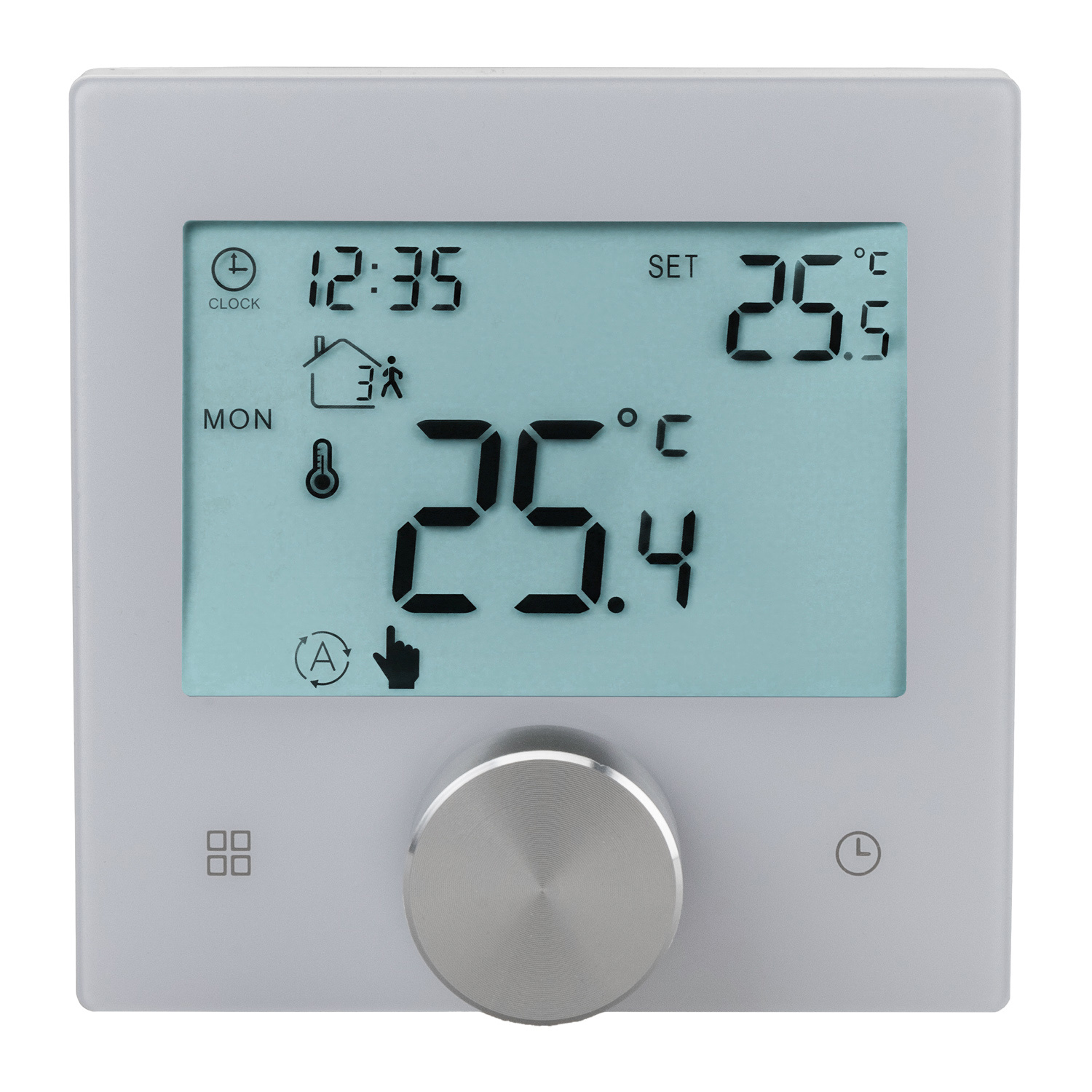 Изображение товара Терморегулятор цифровой Rexant SmartWarm W сенсорный/программируемый Wi-Fi белый